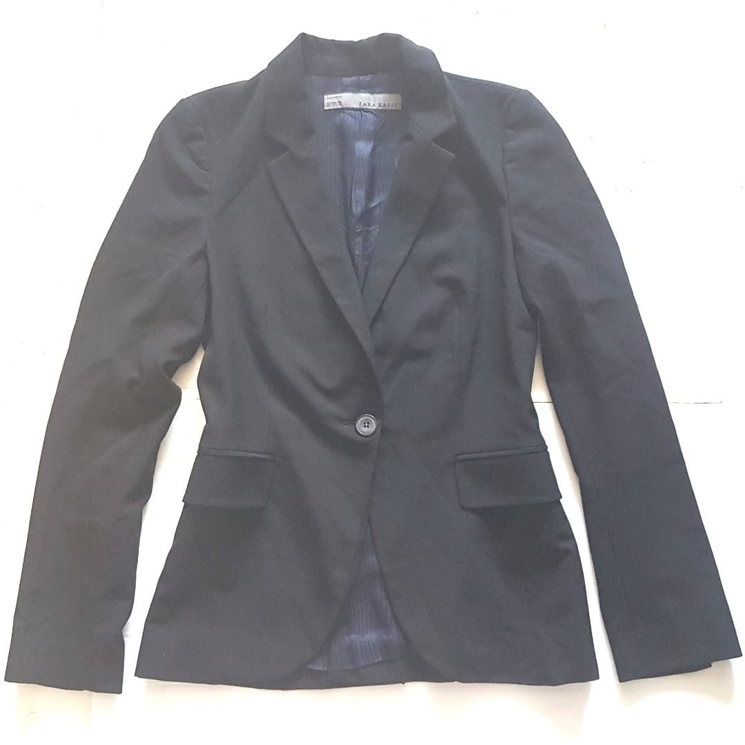 ZARA Black Sleek Slim Fit Blazer - Classic Vibes✨