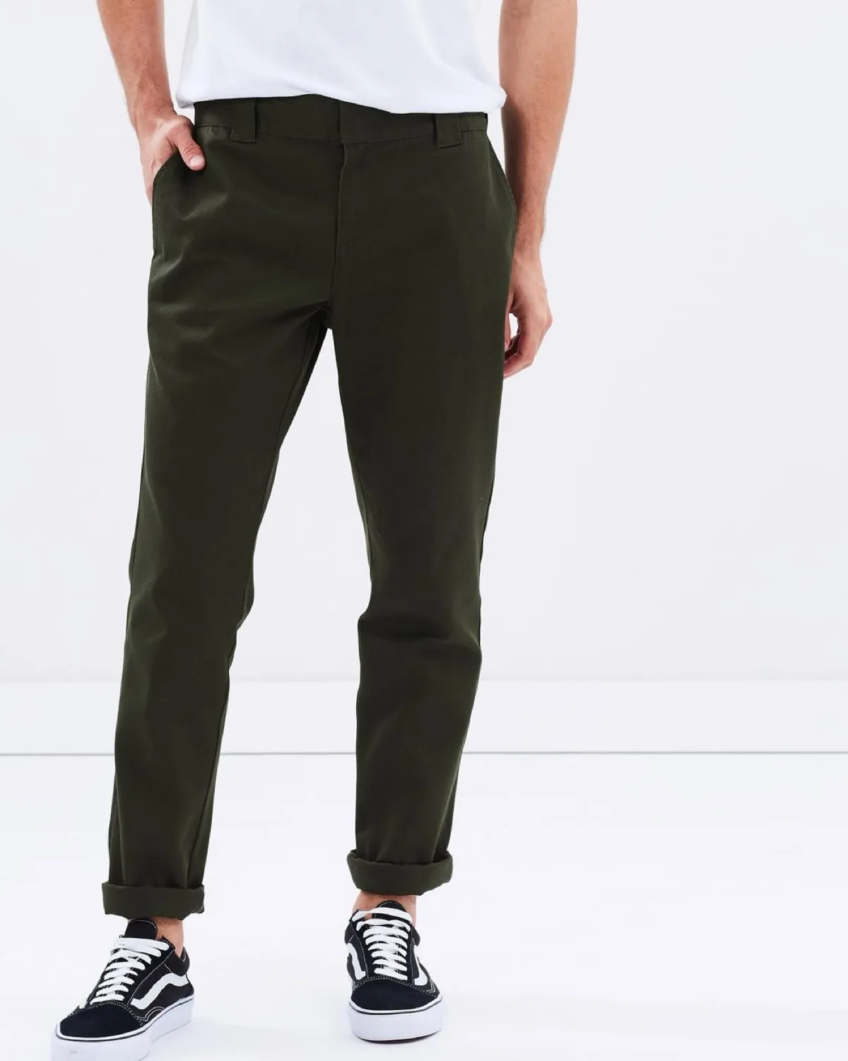 Dickies Dickies 872 Slim Fit Work Pants Olive Green
