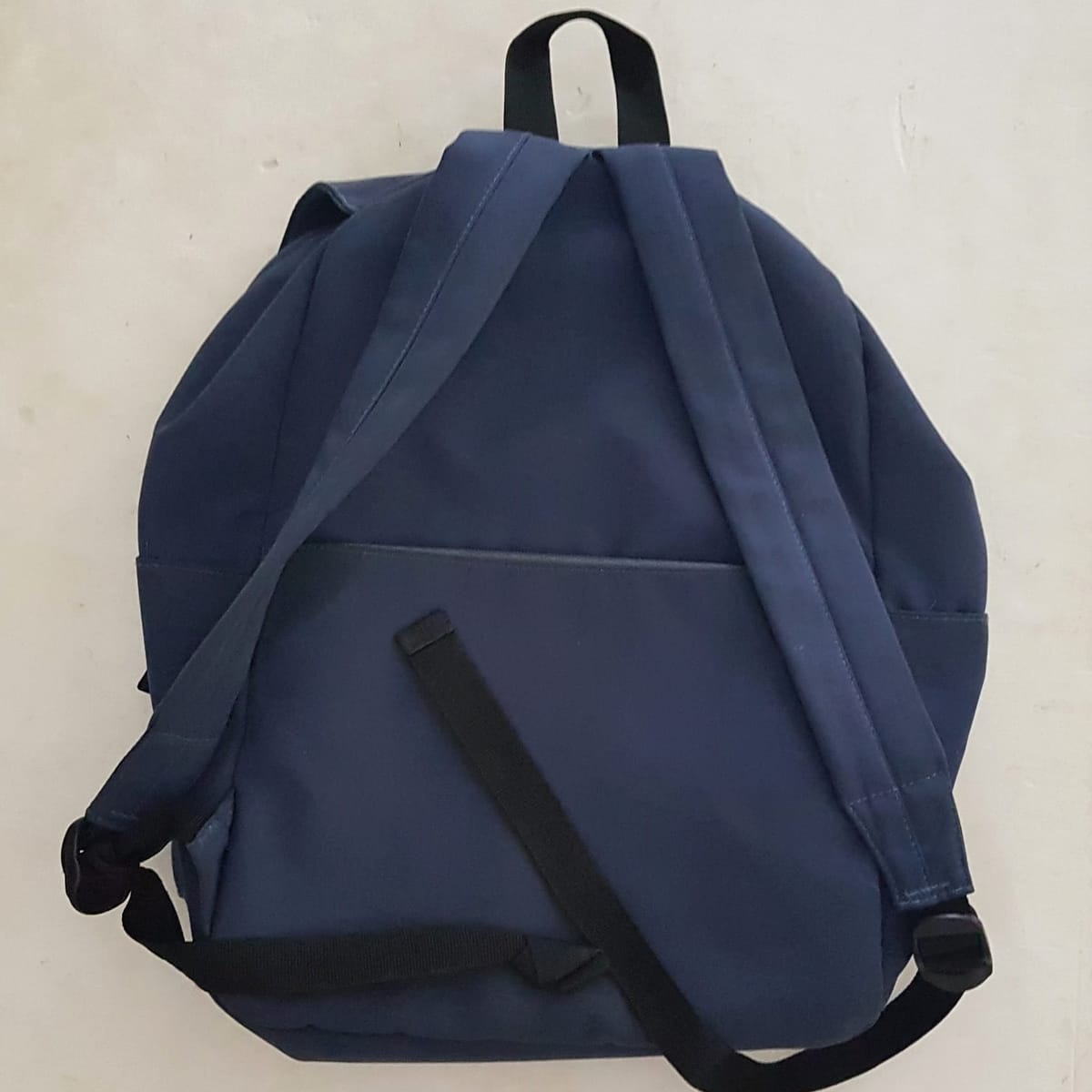 NY Premium Navy Blue Backpack, Cosmopolitan Rucksack, White Logo Model, Cool Haversack, Travel Pack, Continental, Sleek Design, Laptop Bag, Inspirational, Sophistication, Urban Style, Streetwise, Roadster, Timeless Appeal, Pop Culture, Cult Street Fashion - Photo 6