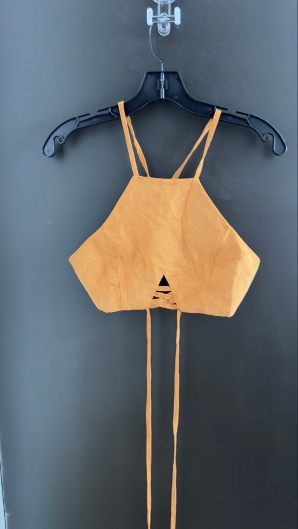 Chic Mustard Halter Top