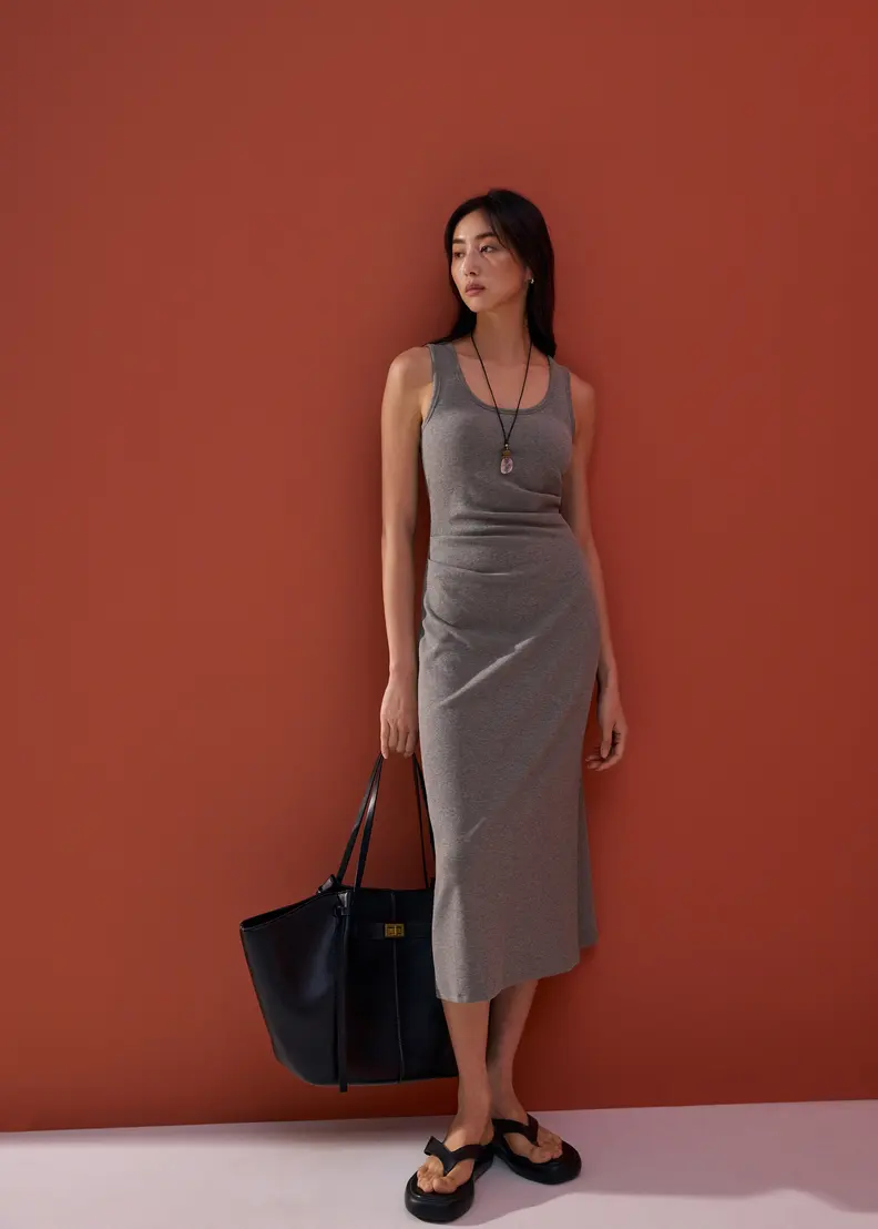 Love Bonito Brafree Jersey Round Column Midaxi Dress