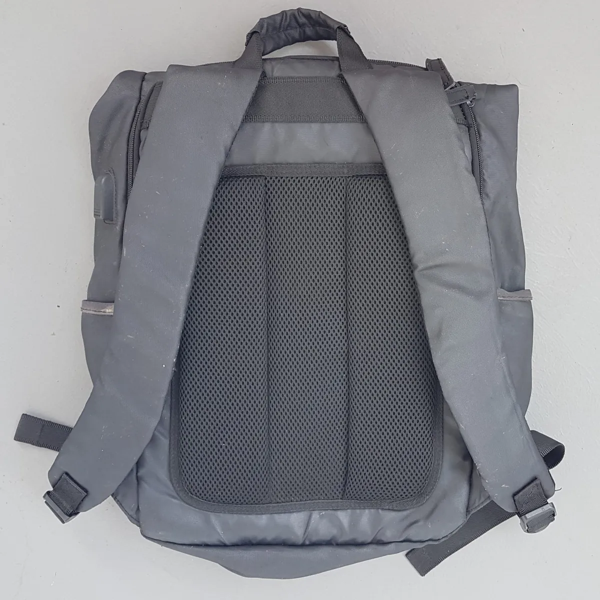 OGIA Exclusive OGIO Backpack, Grayish Black Haversack, Cool Nylon Fold-Over Flap Rucksack, Cosmopolitan, Dual Front Buckle, Laptop Bag, Padded Back, Sophistication, Streetwise, Pop Culture, Urban Style, Timeless Appeal, Everyday Fashion - Photo 10