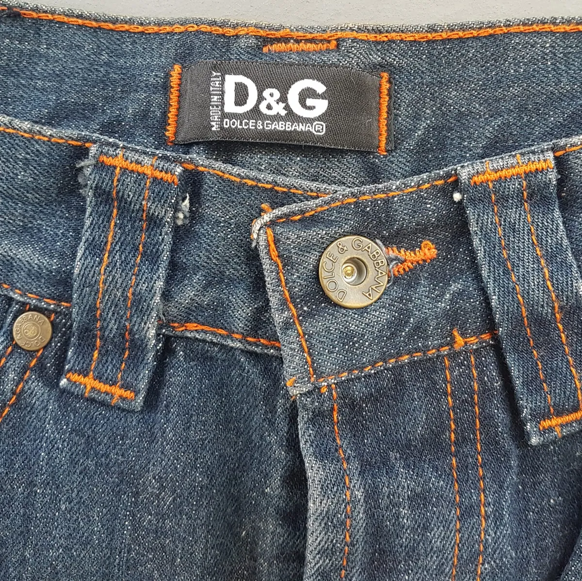 DOLCE & GABBANA Retro DOLCE & GABBANA Denim Jeans, Made in ITALY, Versatile D&G Bootcut Flare Bottoms, Cosmopolitan, ITALIAN Designer Wear, New with Tag, Sophistication, Nostalgic Appeal, Vintage Pants, Timeless Classic, Luxury Living, Cult Street Fashion - Photo 8