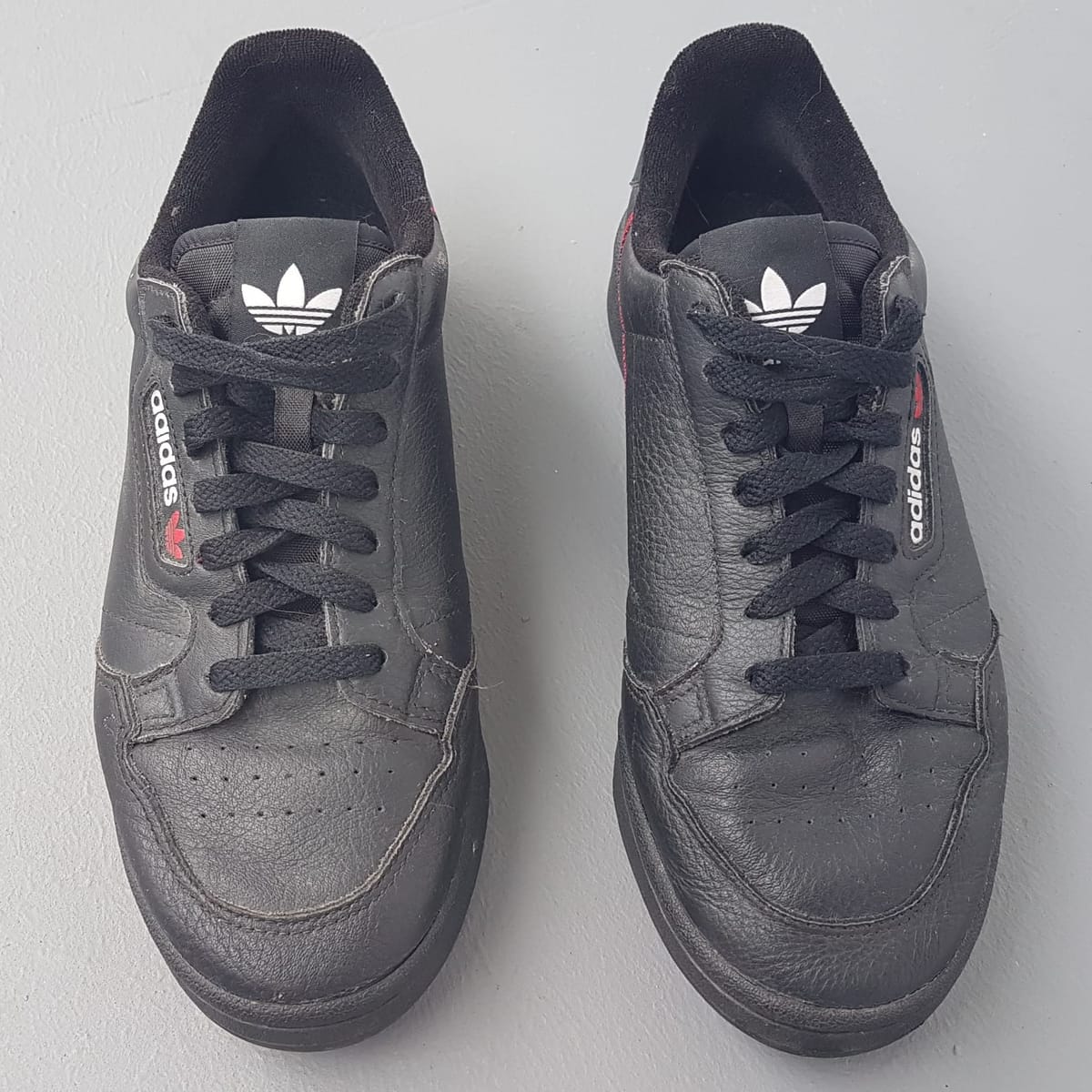 Adidas Adidas Originals Continental 80 Sneakers, Cosmopolitan, Black Shoes, Red Accents, US 8.5, UK 8, EU 42, JP 265, Sleek Design, Urban Style, Streetwise, Sophistication, Cult Street Fashion, Roadster, Pop Culture, Timeless Appeal, Active Lifestyle - Photo 8