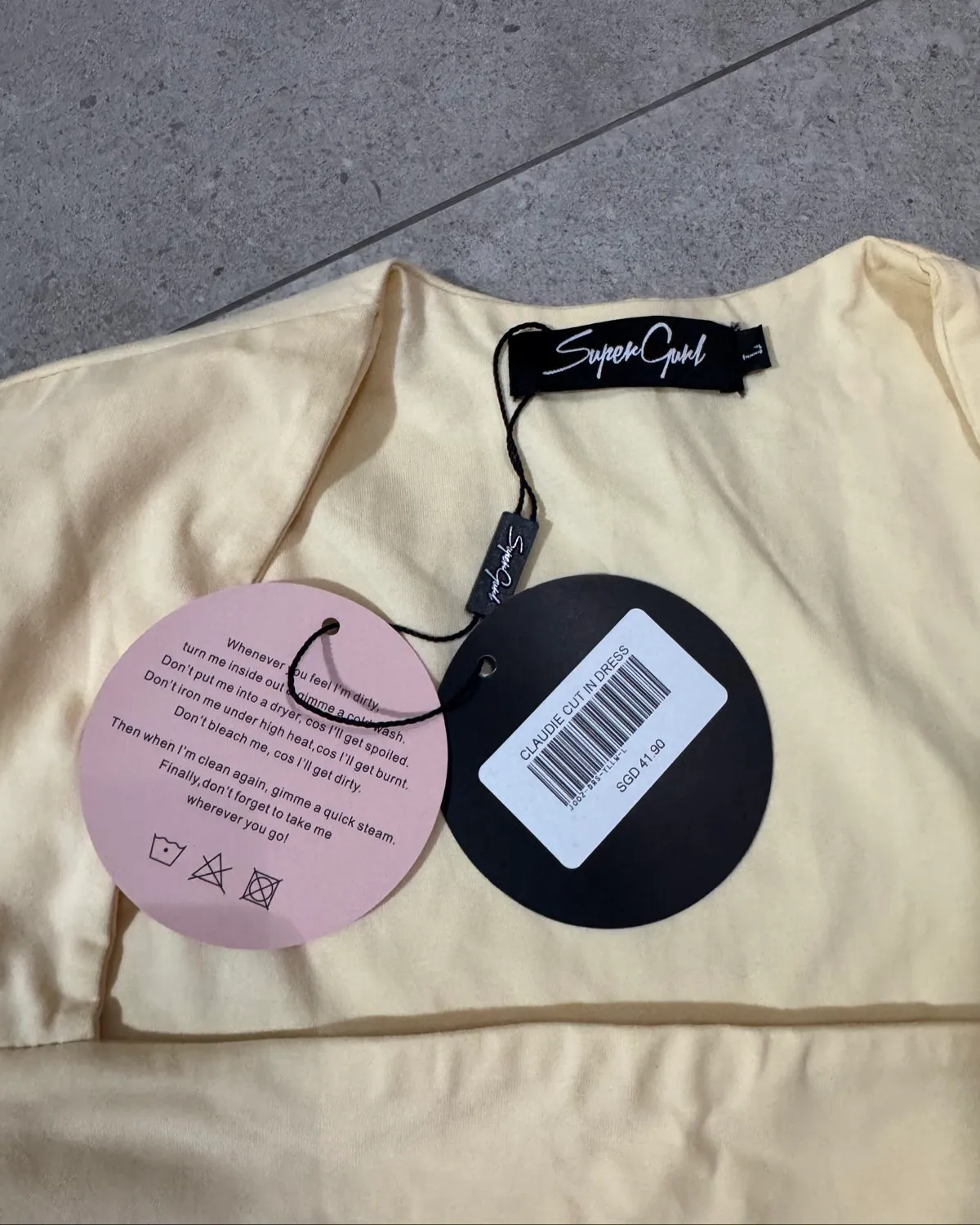 SuperGurl Elegant Cream SuperGurl Dress - Photo 2