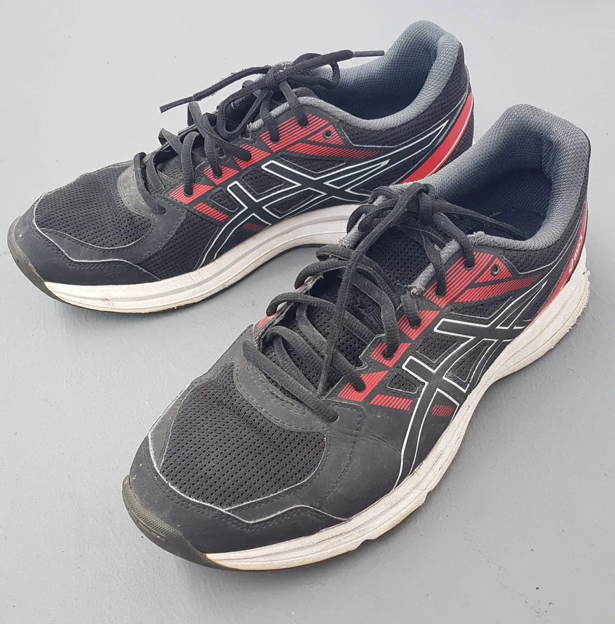 Asics Original ASICS GEL-JOLT Running Shoes, JAPAN, Classic Black & Red Model, US 10.5, UK 9.5, EUR 44.5, CM 28.25, Cosmopolitan, Daily Sneakers, Sophistication, Streetwise, Urban Style, Pop Culture, Cult Street Fashion, Roadster, Everyday Shoes - Photo 3