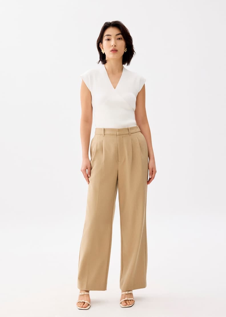 BNWOT Love Bonito Lana Relaxed Melange Tailored Pants