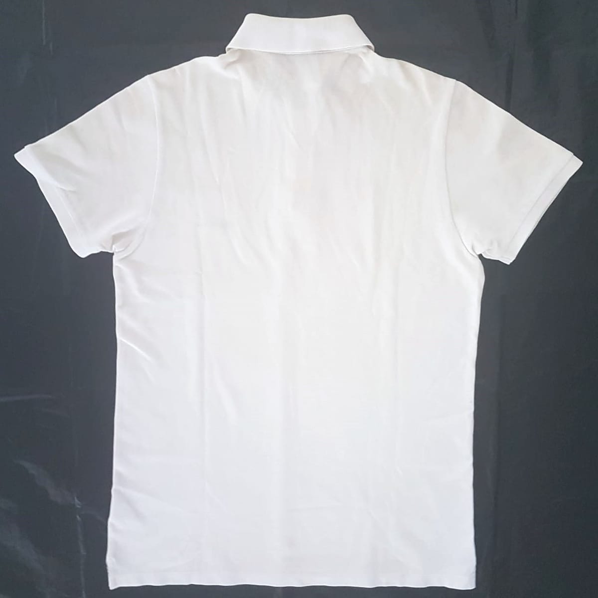 Ben Sherman Original BEN SHERMAN Polo Shirt, Cool WHITE Top, Signature Model, Cosmopolitan, Sleek 2 Buttons Shirt, UK Union Jack Flag, English Classic, Luxury Lifestyle, Urban Living, Streetwise, Sophistication, Timeless Appeal, Pop Culture, Cult Street Fashion - Photo 2