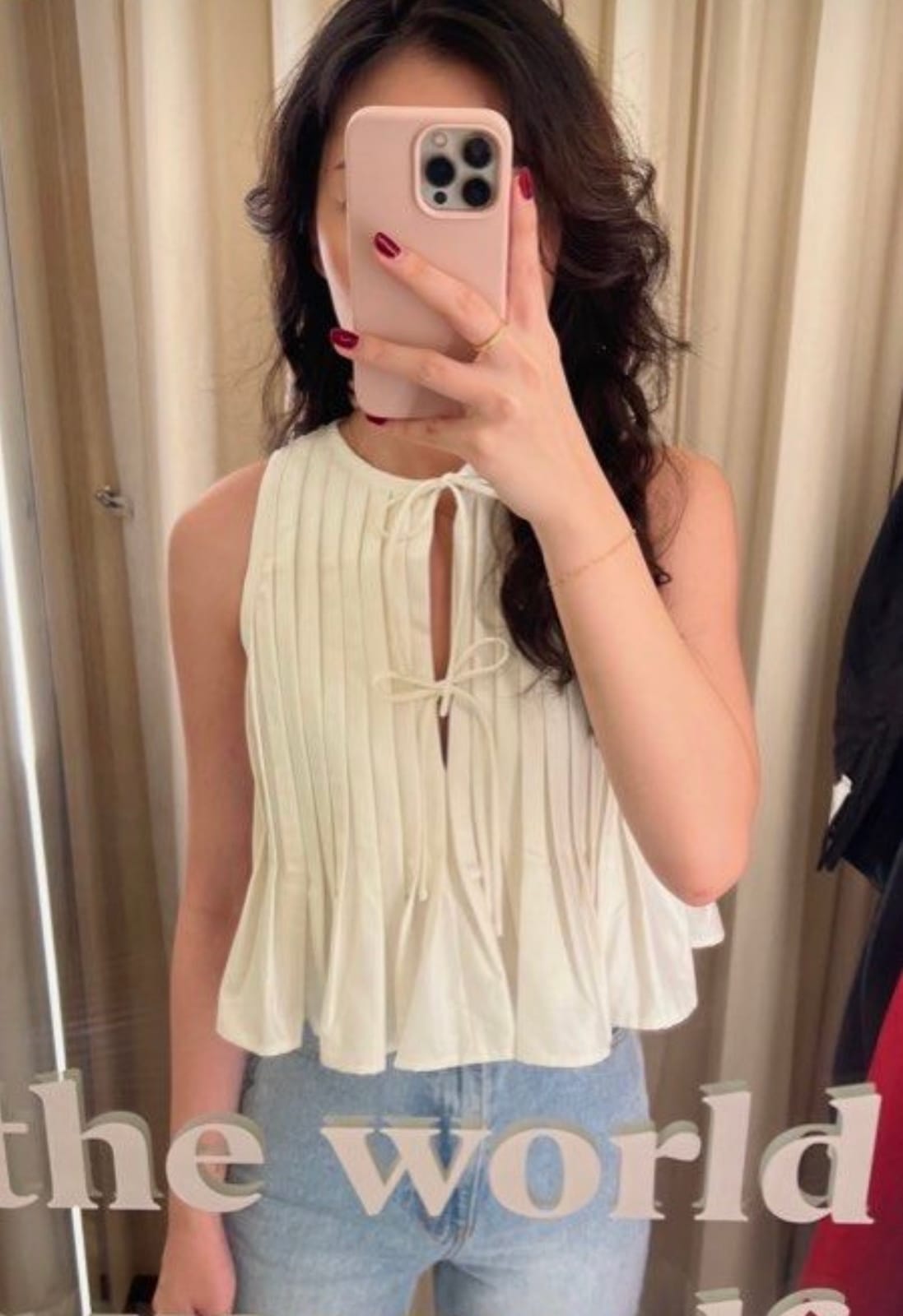 Love Bonito LB Guilian Pleated Babydoll Top - Moss