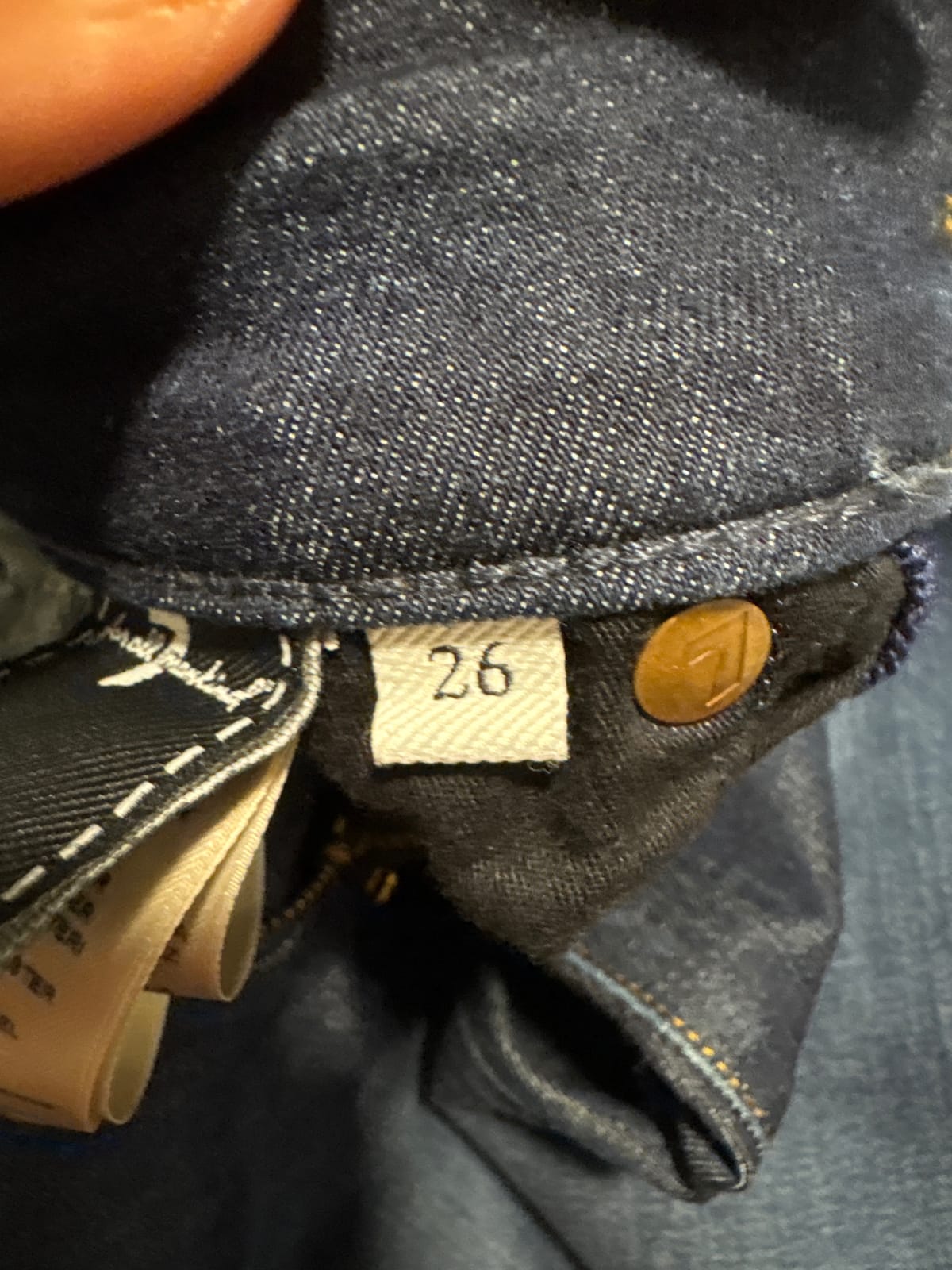 7 for all mankind  Classic Dark Wash Skinny Jeans - Photo 3