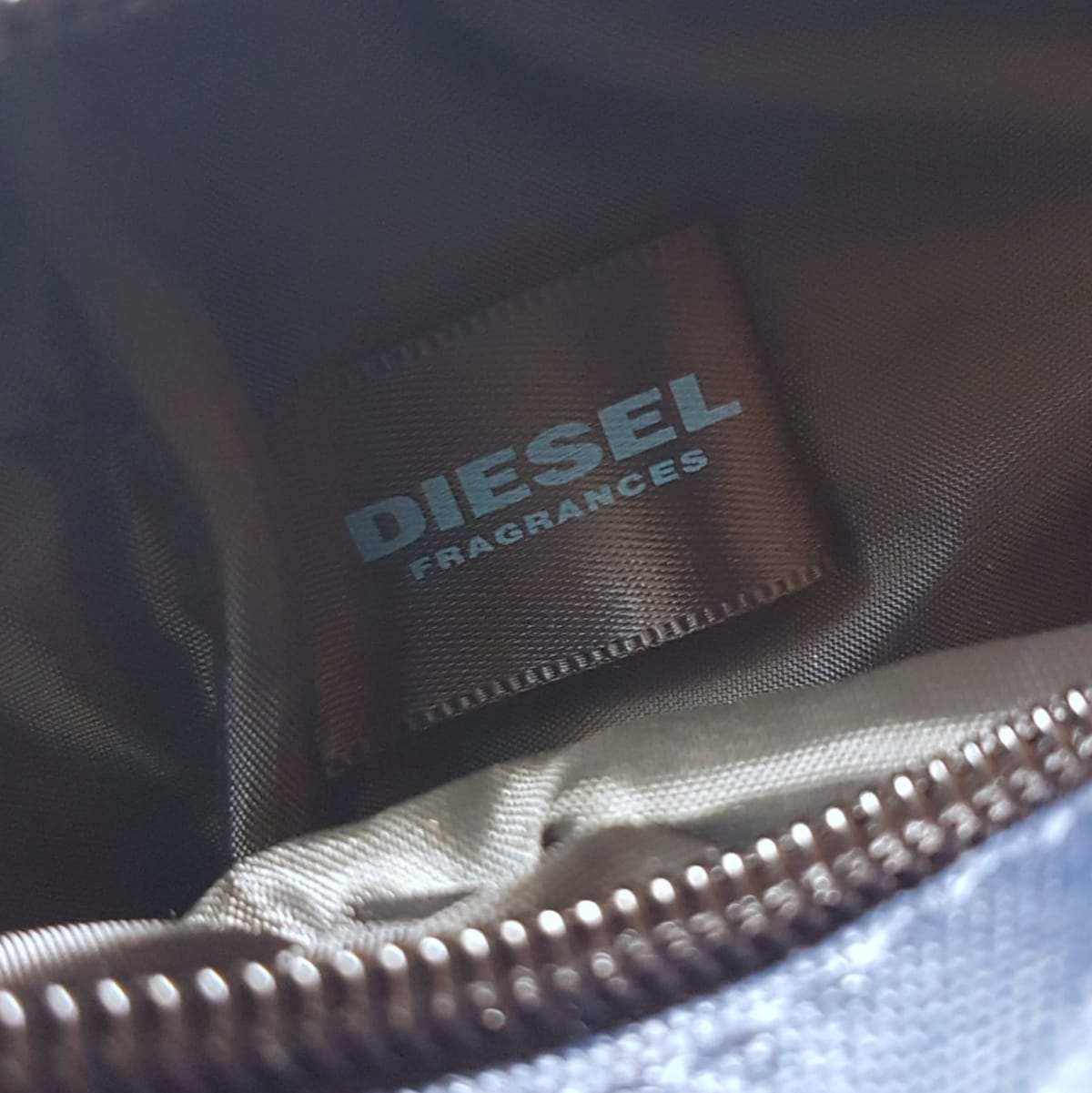DIESEL  Original DIESEL Limited Edition Pouch, ITALY Cool Blue & Black Clutch, Cosmopolitan Satchel Bag, Intricate Design, Diesel Fragrances, Only the Brave, Sleek Model, Sophistication, Streetwise, Cosmetic Bag, Toiletry, Luxury Living, Pop Culture - Photo 7