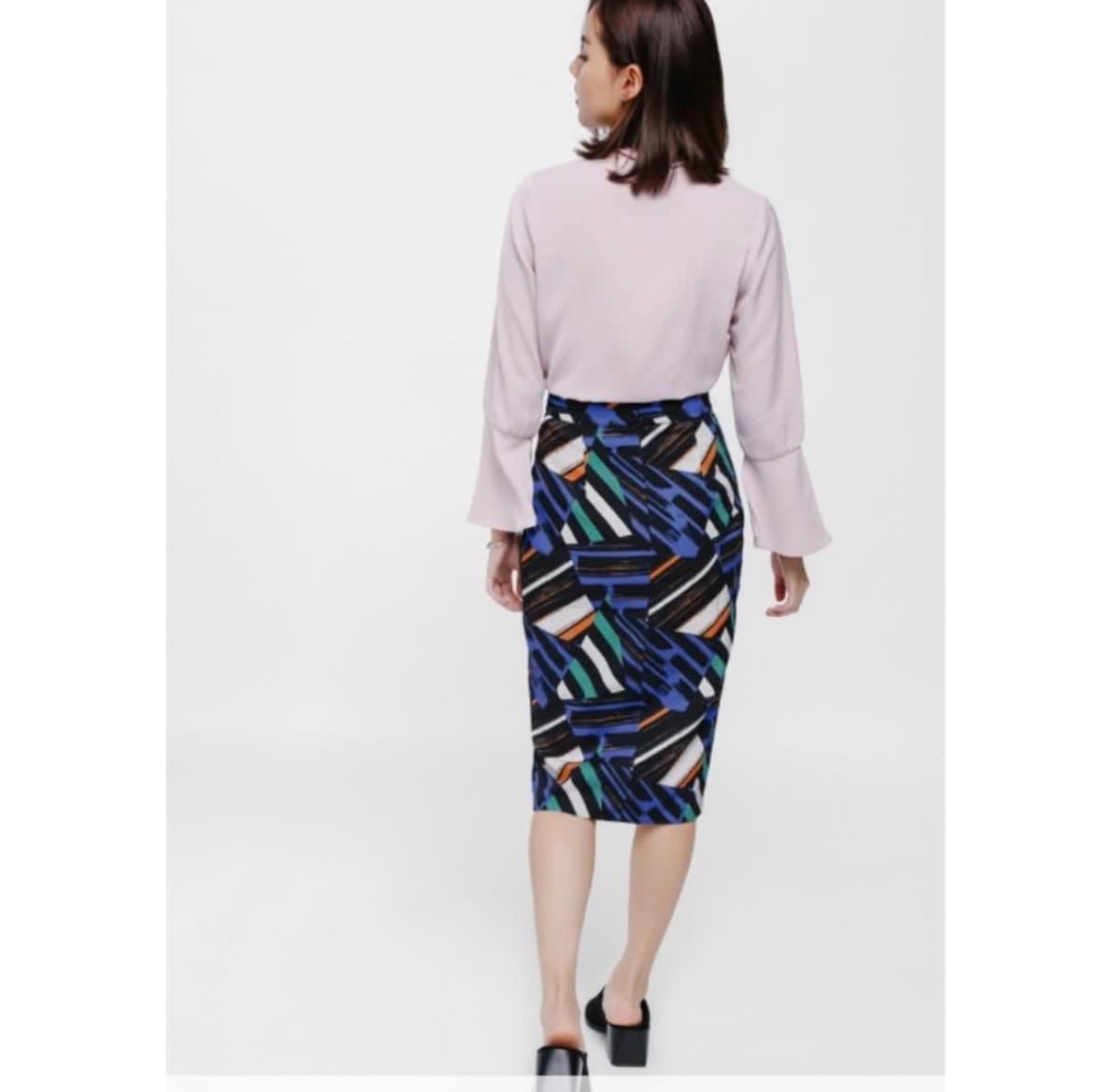 Love, Bonito Love Bonito Crossover Pencil Skirt (XS) - Photo 4