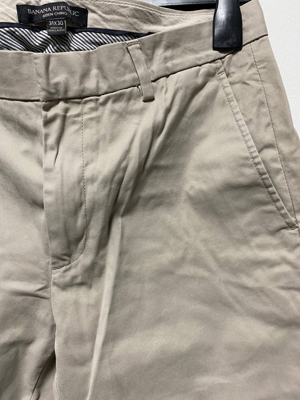 Banana Republic Banana Republic Men's Khaki Aiden Slim Cotton Chino (Size 31 x 30) - Photo 3
