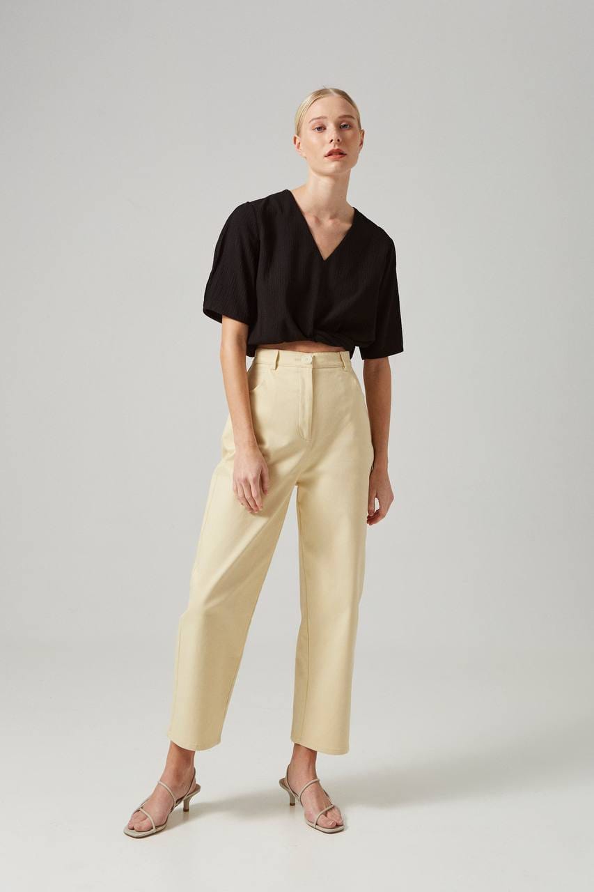 Our Second Nature OSN Textured Wrap Top