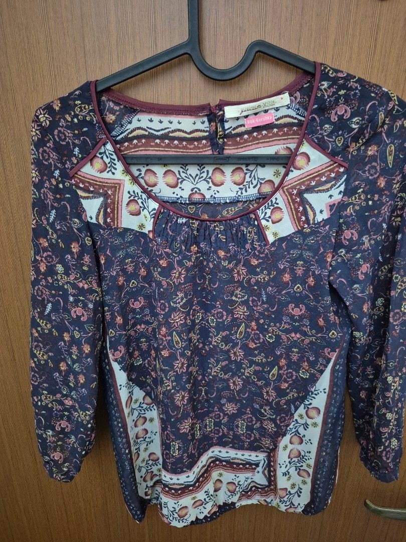 Bershka Bershka XS Floral Long-Sleeve Top 🌸 - Photo 5