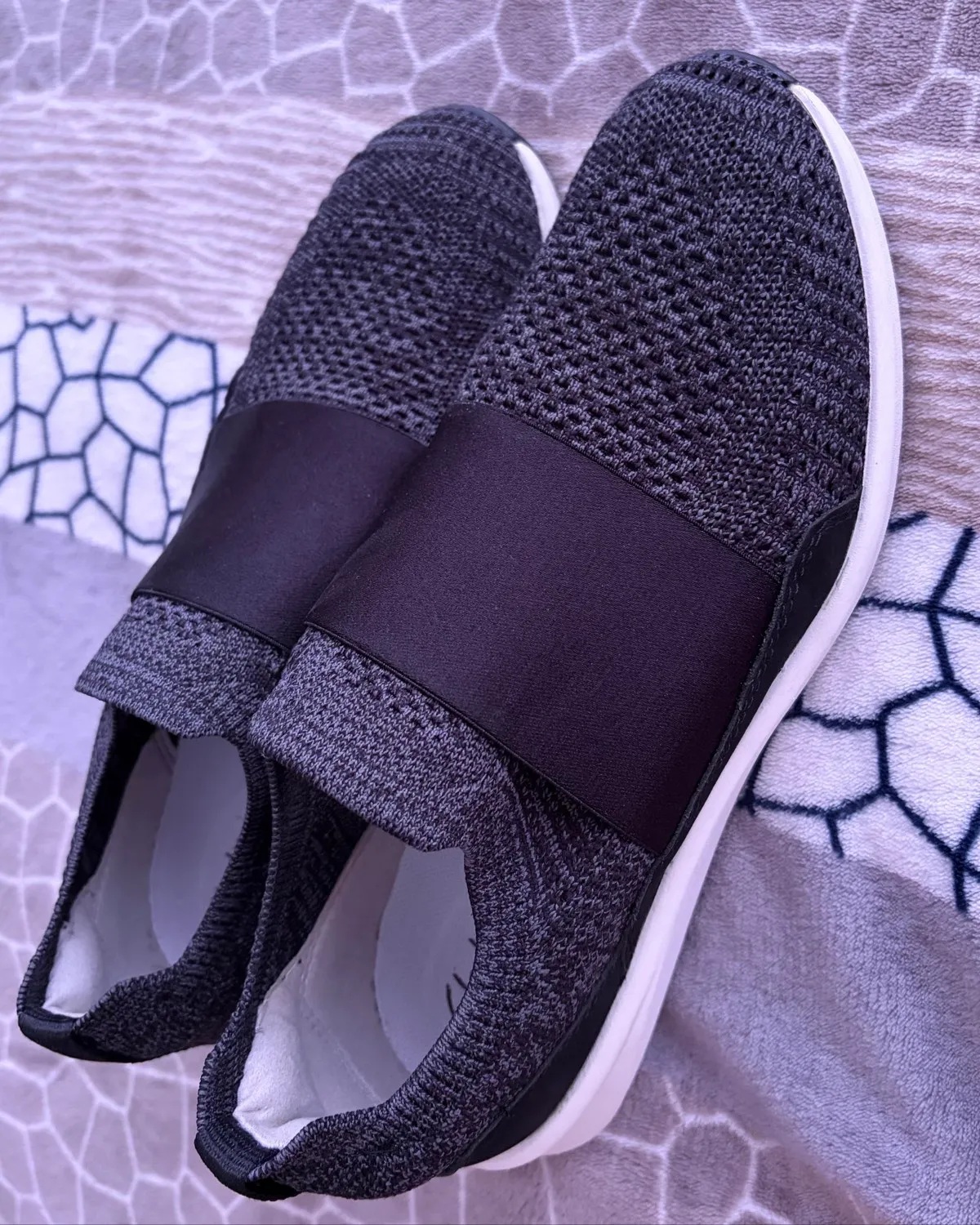 Clarks  Stylish Knit Slip-On Sneakers