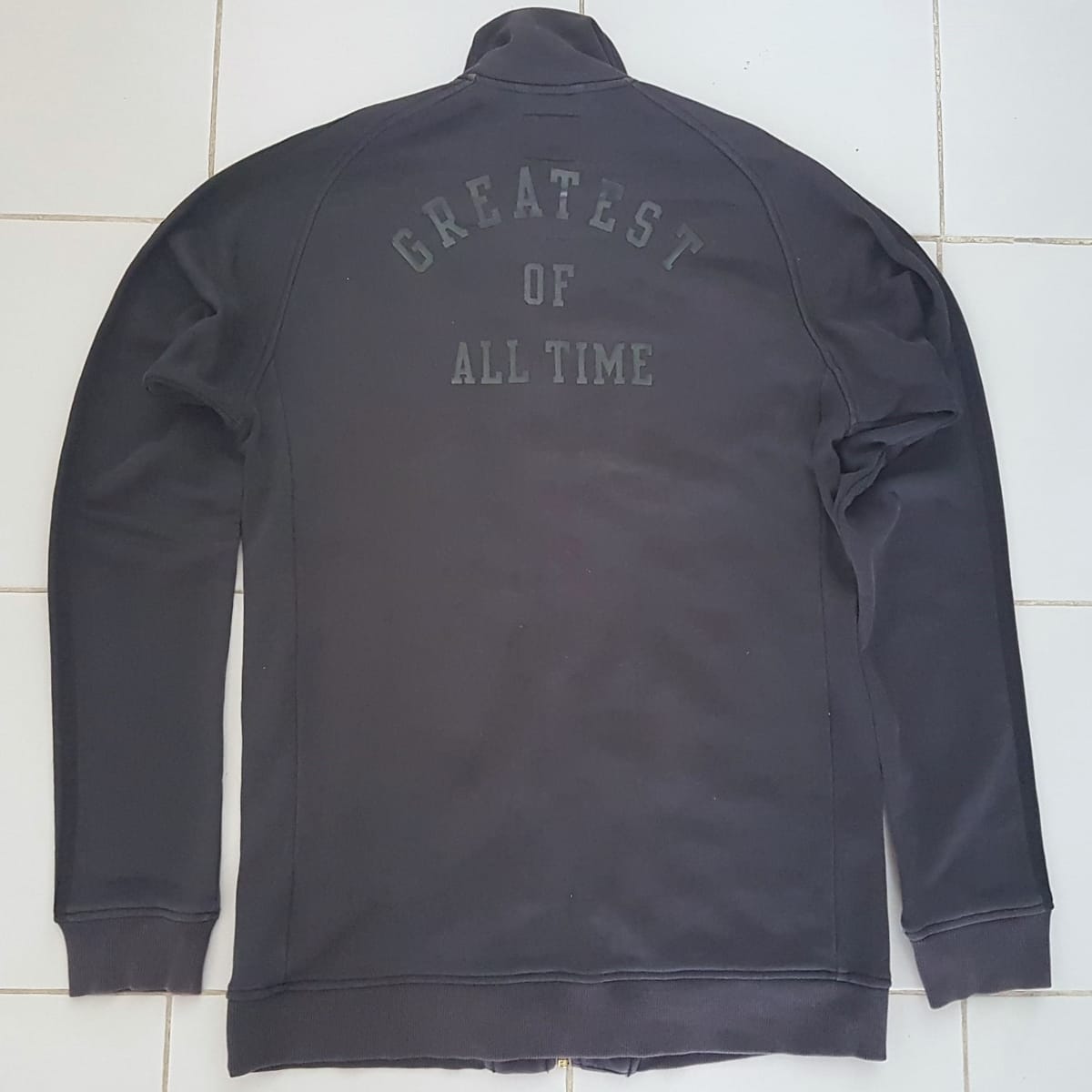 Adidas Vintage Muhammed Ali Limited Edition ADIDAS Jacket, GOAT, Greatest of All Time, Retro Adidas Zipper Jacket, Cosmopolitan, Black Tracksuit, Sleek ADIDAS Sweatshirt, Outerwear, 3X World Heavyweight Boxing Champion, Pop Culture, Timeless Classic - Photo 4