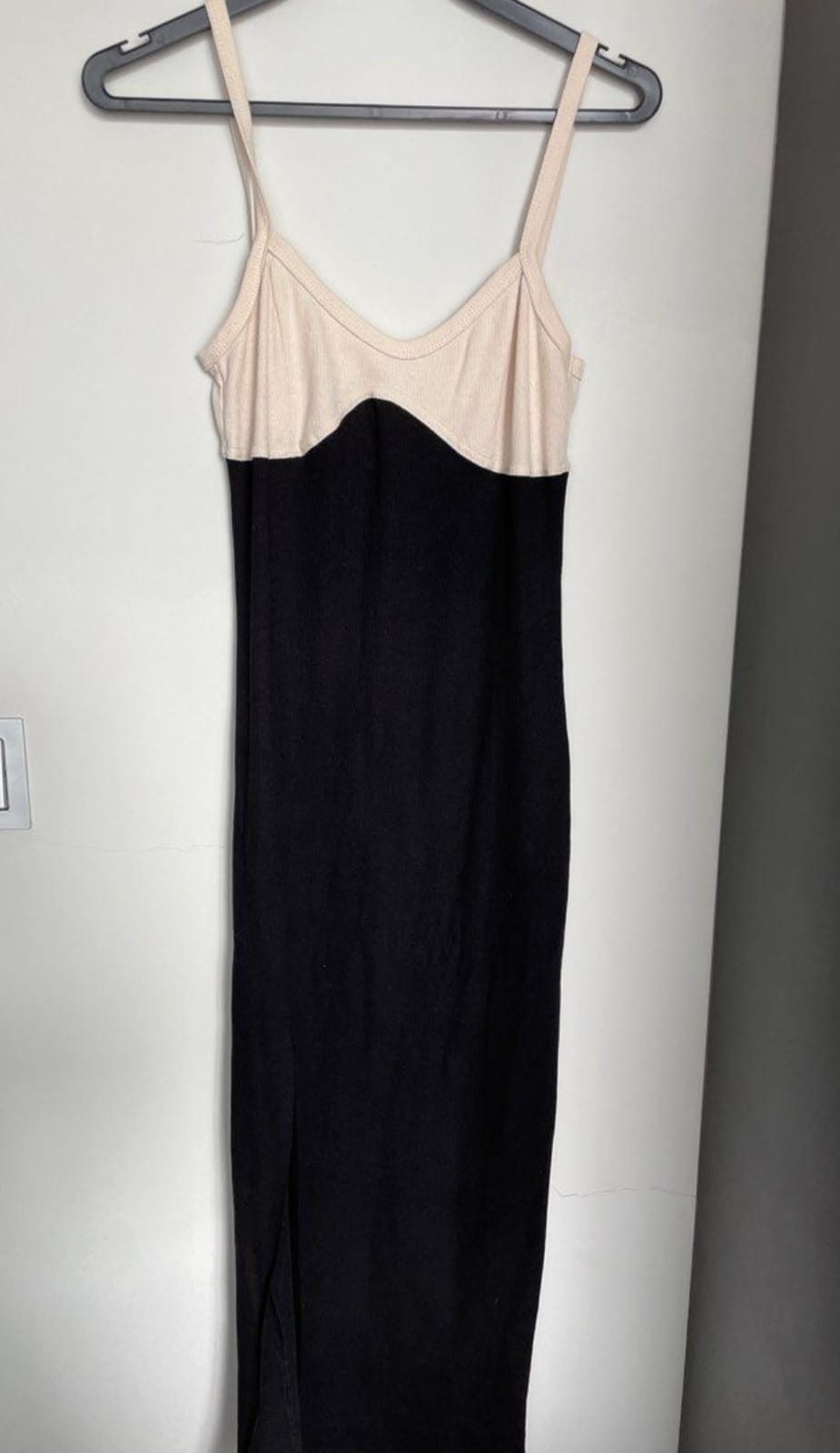 Chic Two-Tone Spaghetti Strap Dress