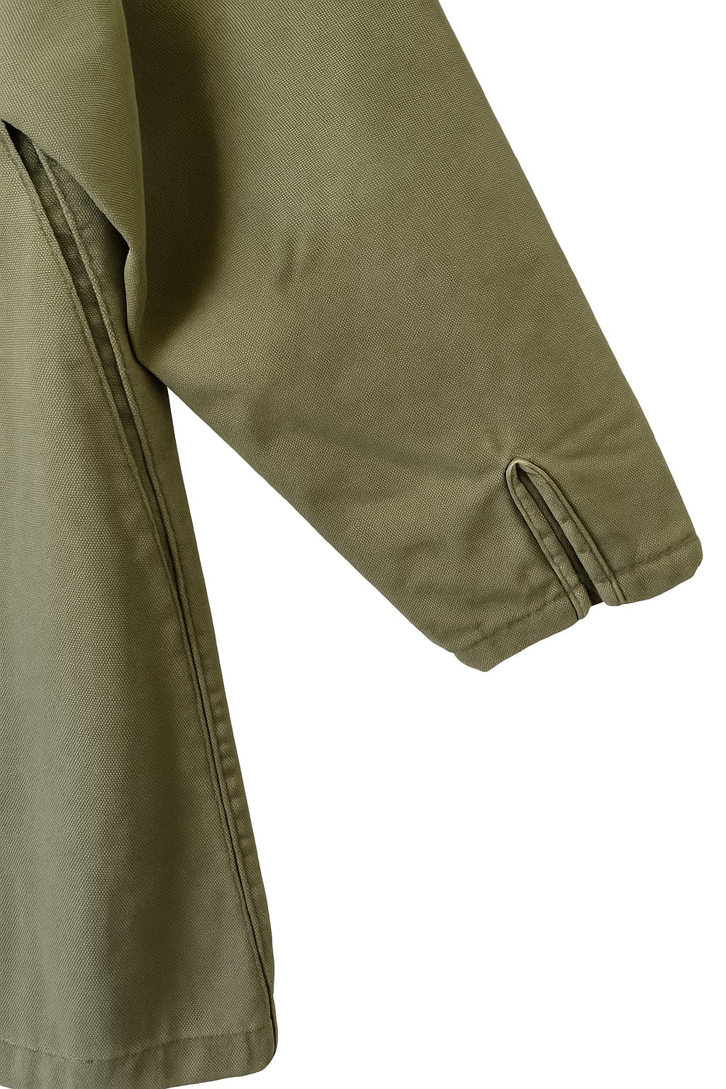 Duffer of St George DUFFER OF ST GEORGE Khaki Green Collared Button Down Jacket (S) - Photo 4