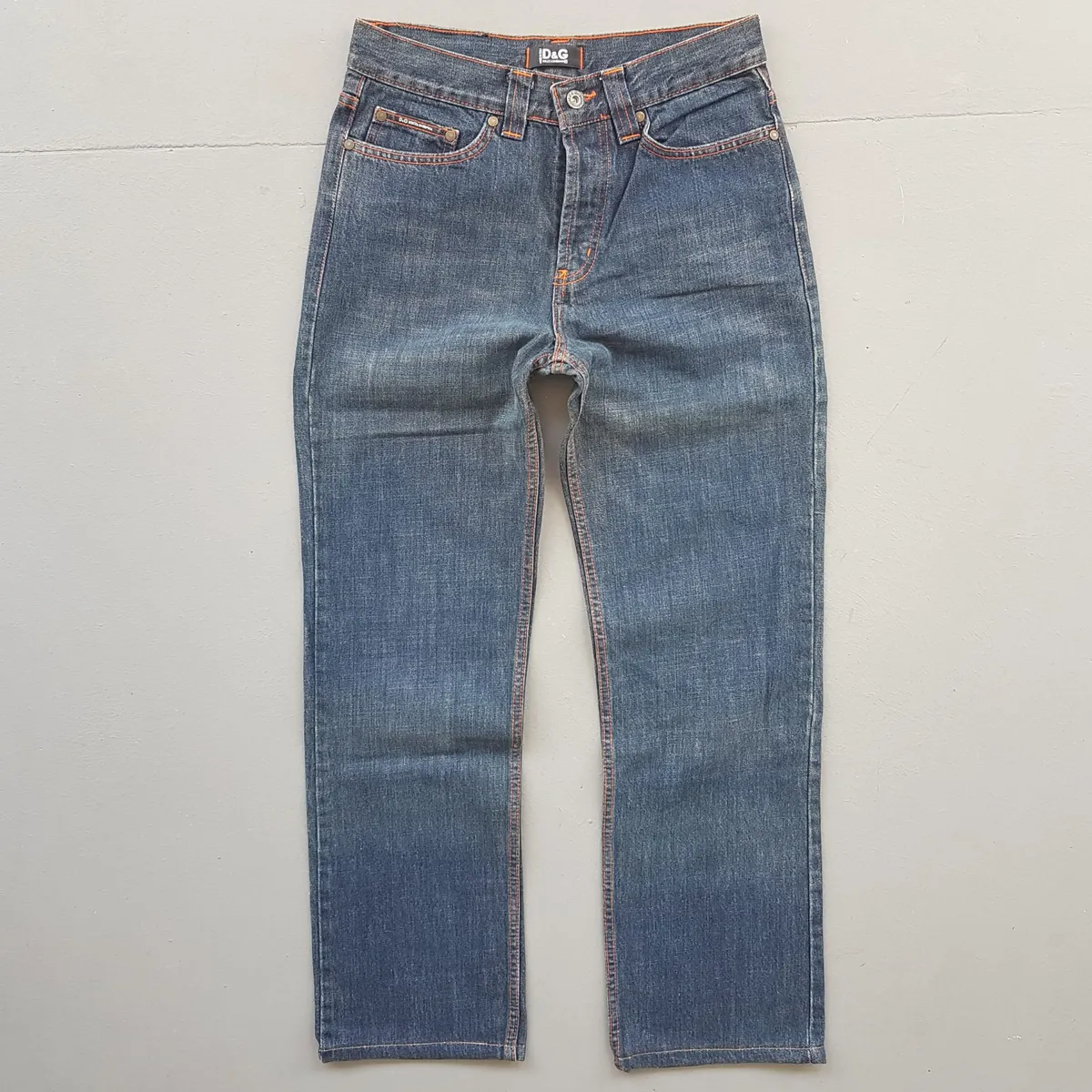 DOLCE & GABBANA Retro DOLCE & GABBANA Denim Jeans, Made in ITALY, Versatile D&G Bootcut Flare Bottoms, Cosmopolitan, ITALIAN Designer Wear, New with Tag, Sophistication, Nostalgic Appeal, Vintage Pants, Timeless Classic, Luxury Living, Cult Street Fashion