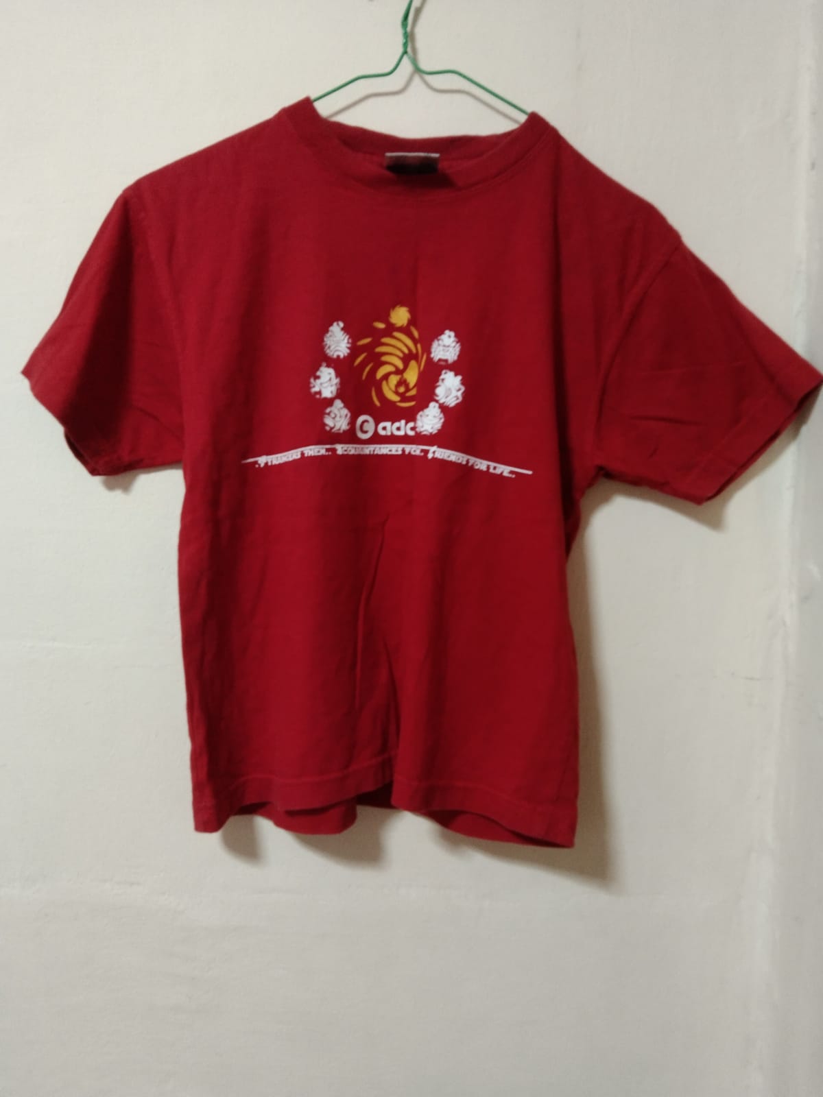 Graphic Red Tee with Fun Design - Photo 2