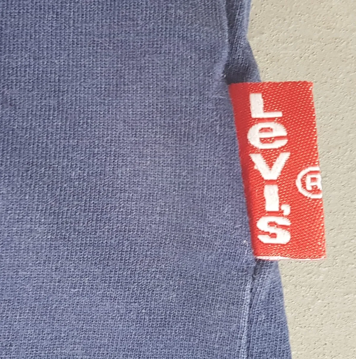 Levi's Vintage Levi’s Strauss T-Shirt, Retro Levi’s Graphic Tee, Cosmopolitan, Cool Blue Crew Neck Top, Iconic Red Batwing Logo, Red Tab Model, Urban Style, Pop Culture, Hip Hop, Rock Star, Sophistication, Streetwise, Everyday Fashion, Timeless Classic - Photo 2