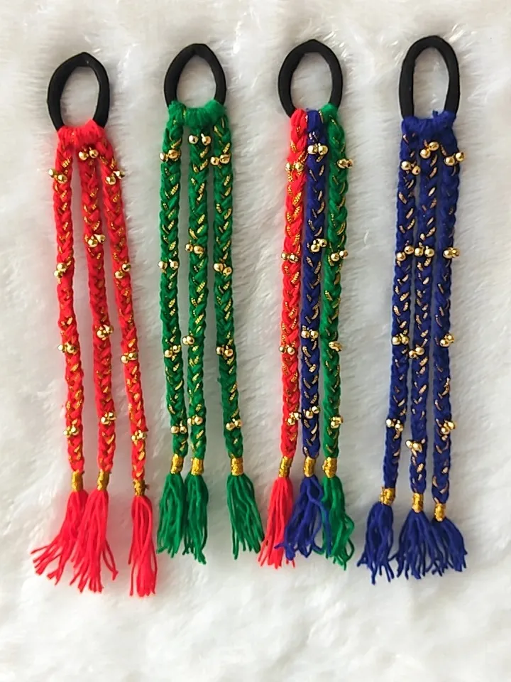 Colourful Boho Hair Ties - Photo 2