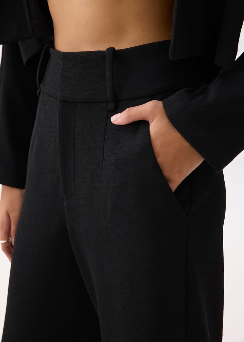 Love, Bonito BNWOT Love Bonito Leggy Mentari High Waist Straight Leg Pants - Photo 3
