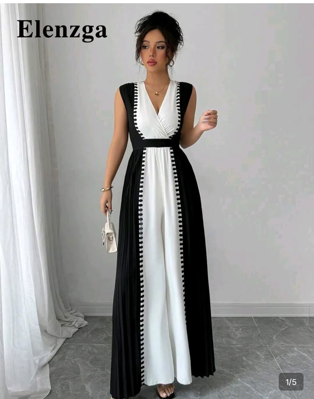 Elenzga Monochrome Jumpsuit