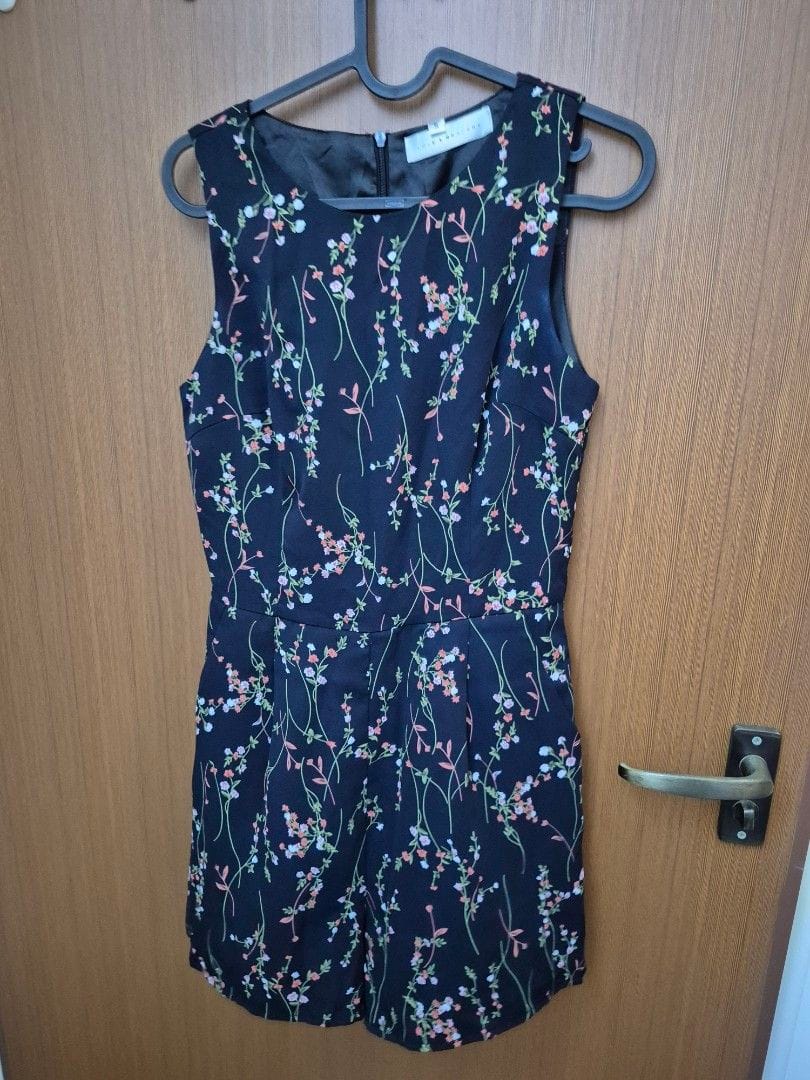 Love & Bravery Floral Sleeveless Playsuit - Size S