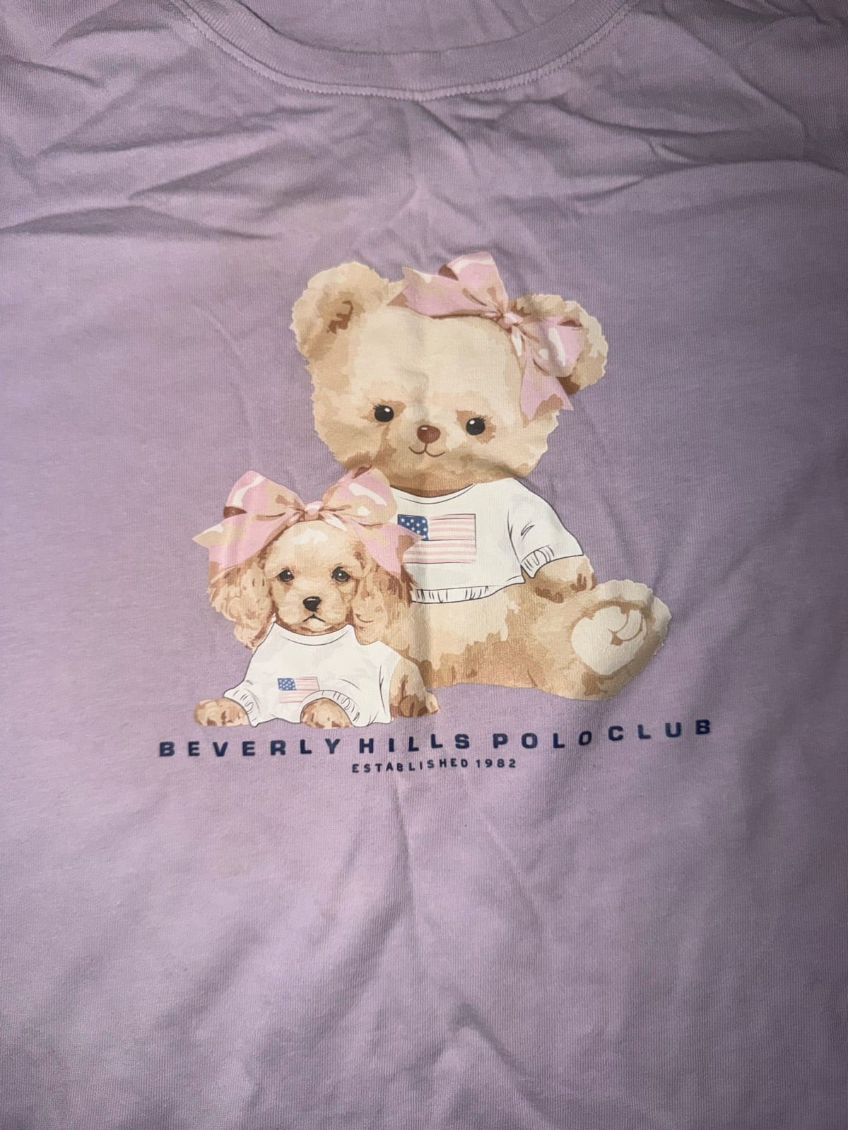 Cute Teddy Beverley Hills Graphic Tee