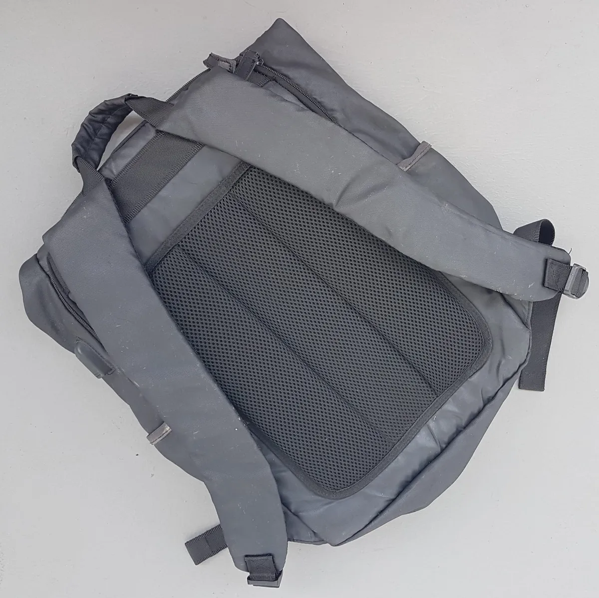 OGIA Exclusive OGIO Backpack, Grayish Black Haversack, Cool Nylon Fold-Over Flap Rucksack, Cosmopolitan, Dual Front Buckle, Laptop Bag, Padded Back, Sophistication, Streetwise, Pop Culture, Urban Style, Timeless Appeal, Everyday Fashion - Photo 2