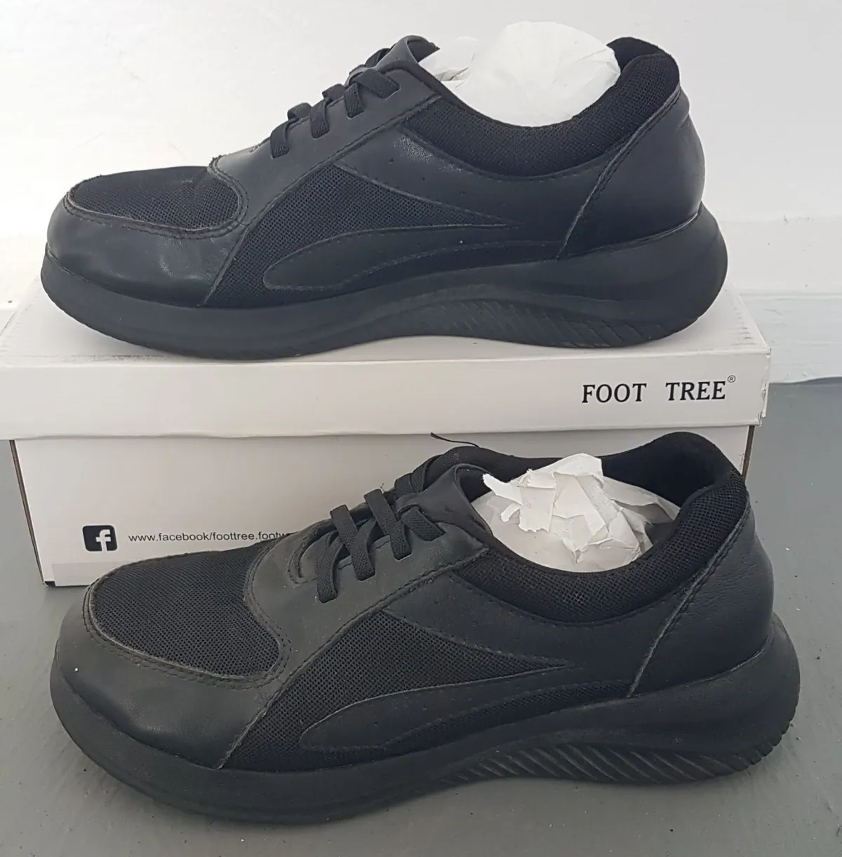 Foot Tree Original FOOT TREE Shoes, Mix of Leather & Mesh Nursing Shoes, US 8, EU 37.5, Black Working Shoes, Cosmopolitan, Comfortable Footwear, Slip-On, Pharmacy, Retail, Hospitality, Healthcare, Timeless Classic, Sophistication, Cult Street Fashion, Urban Living - Photo 6