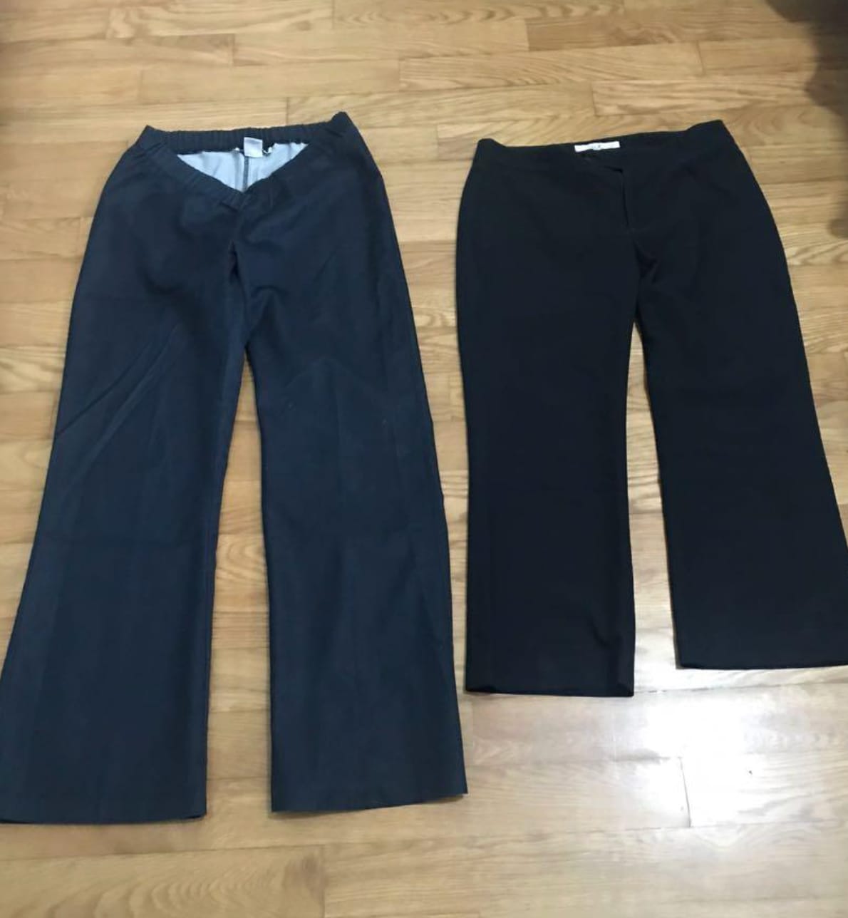 Chic Flared Trousers Duo
