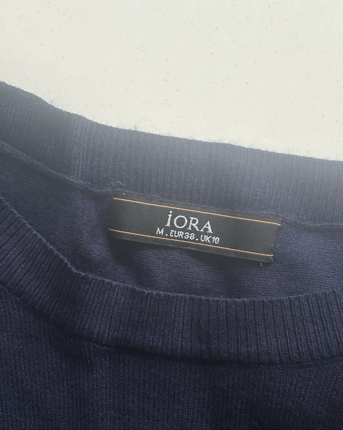 IORA Comfy Navy Knit Tee - Photo 2