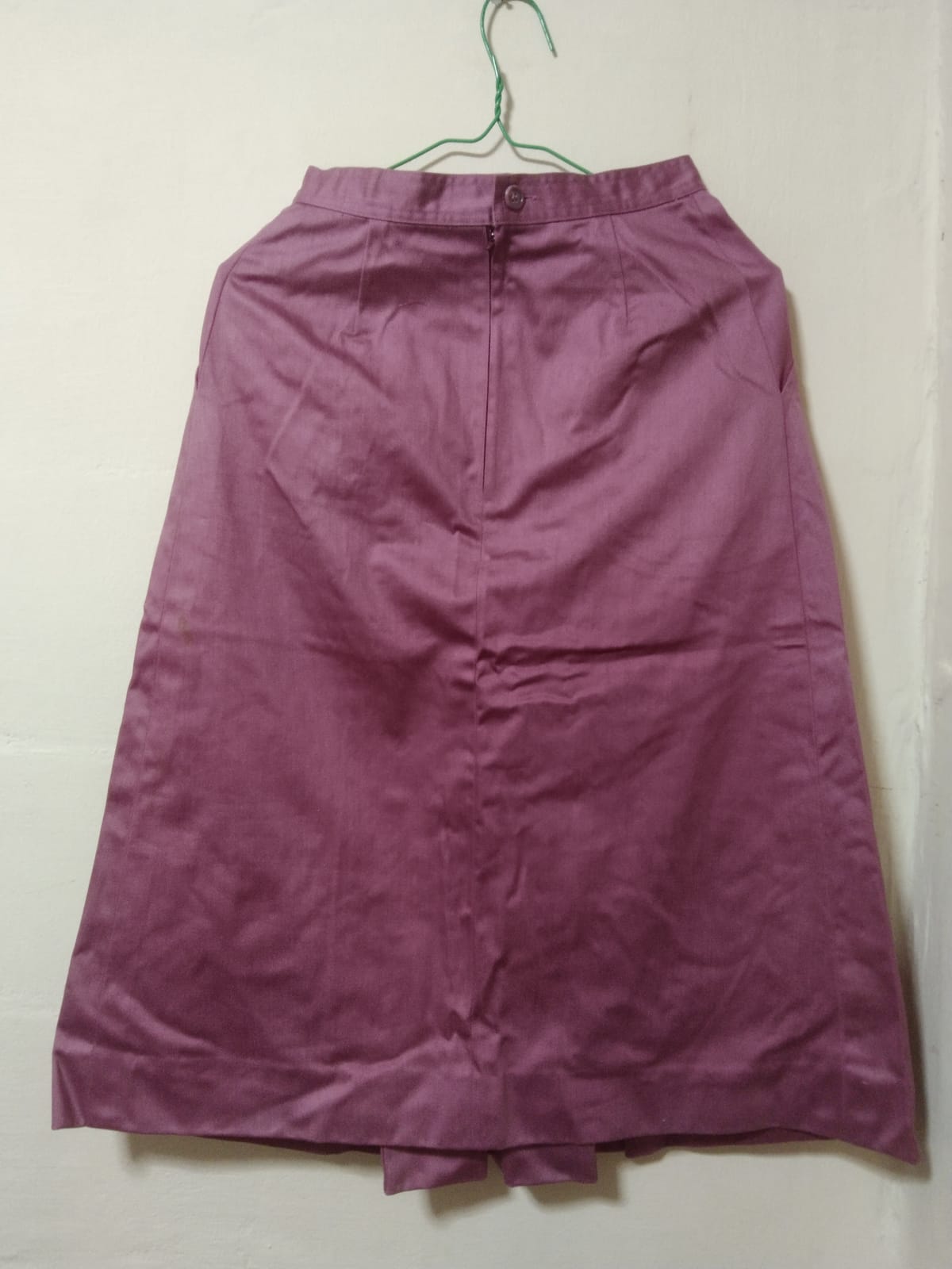 Vintage Plum Midi Skirt