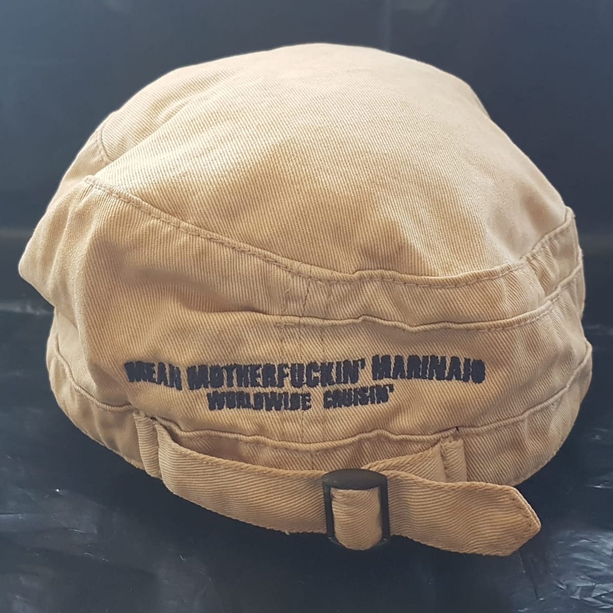 DSQUARED2 Luxury Dsquared² Designer Cap, 1964, Cosmopolitan, Cool DS2 Khaki Baseball Cap, MEDIUM, One of the Rarest Model, Limited Edition, Sleek Slogan, Mean Motherfuckin’ Marina 10 Worldwide Cruising, Car Rally, F1 Racing, Jockey Cap, Roadster, Timeless Appeal - Photo 10