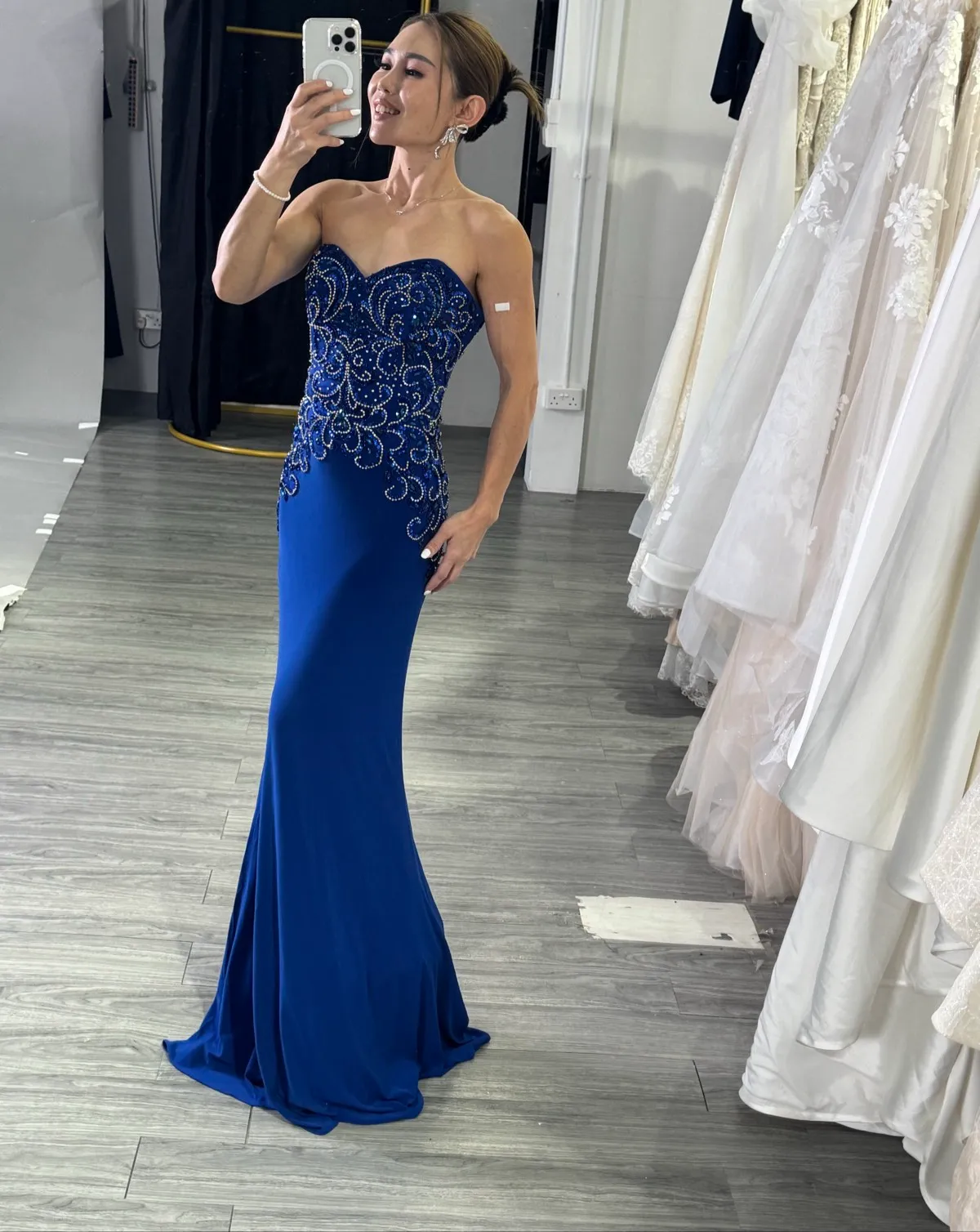 Fazzling Closet Stunning Royal Blue Evening Gown - Photo 2