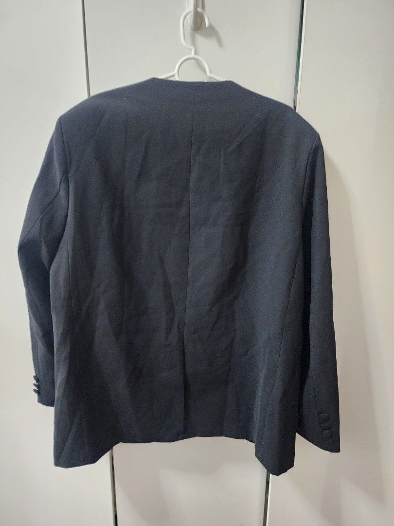 SOEURS BNWT Chic Black Blazer w/ Faux Vest - Photo 4