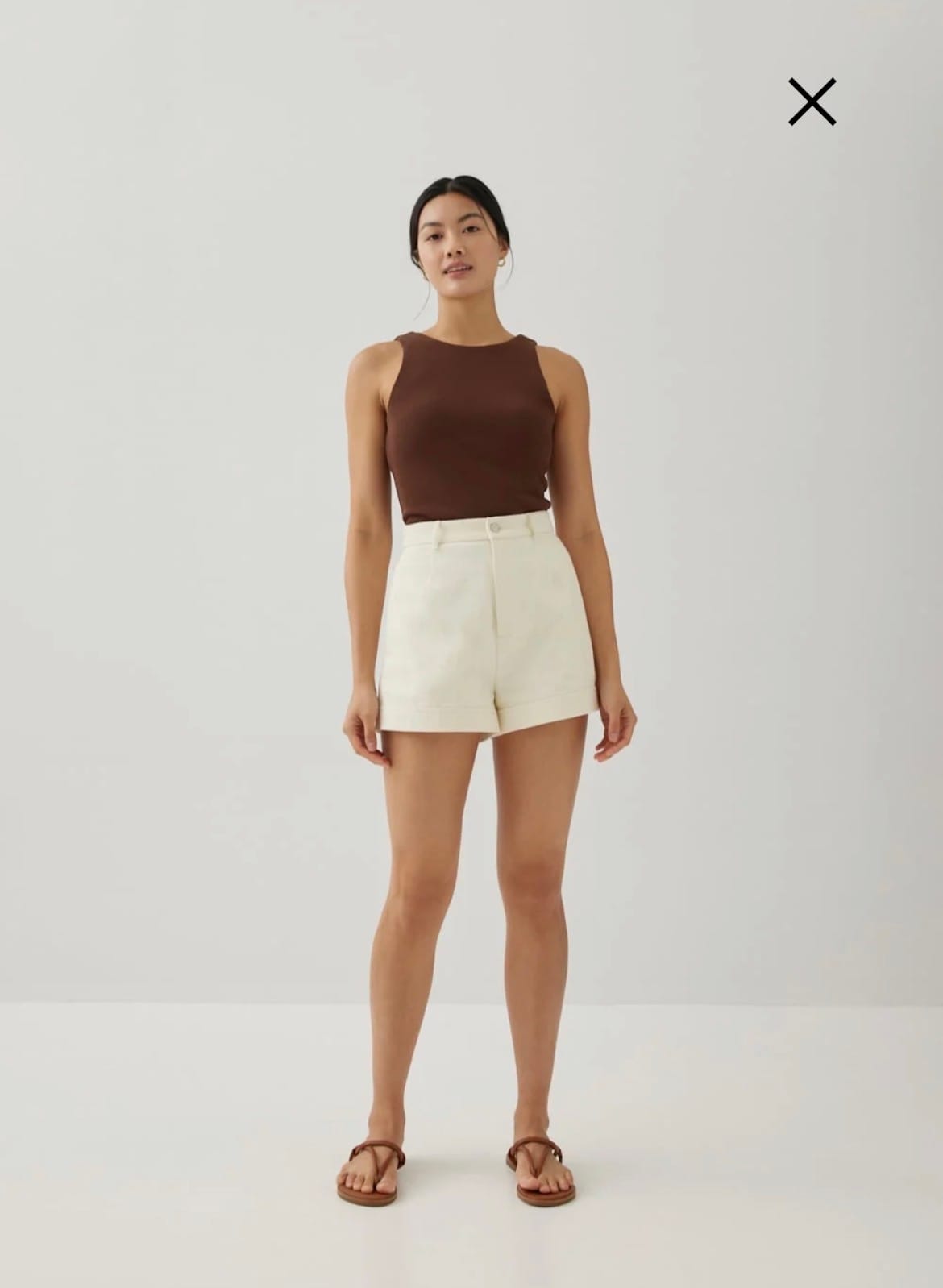 Love, Bonito Love Bonito Rowanne Denim Tailored Cuff Shorts - Photo 2