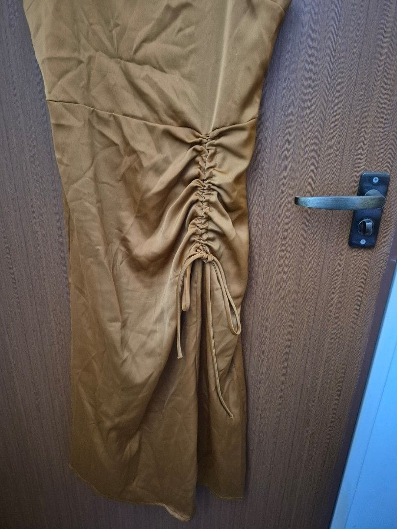 The Editor's Market Mustard Spaghetti Strap Dress - Editor's Market (Size S) - Photo 8