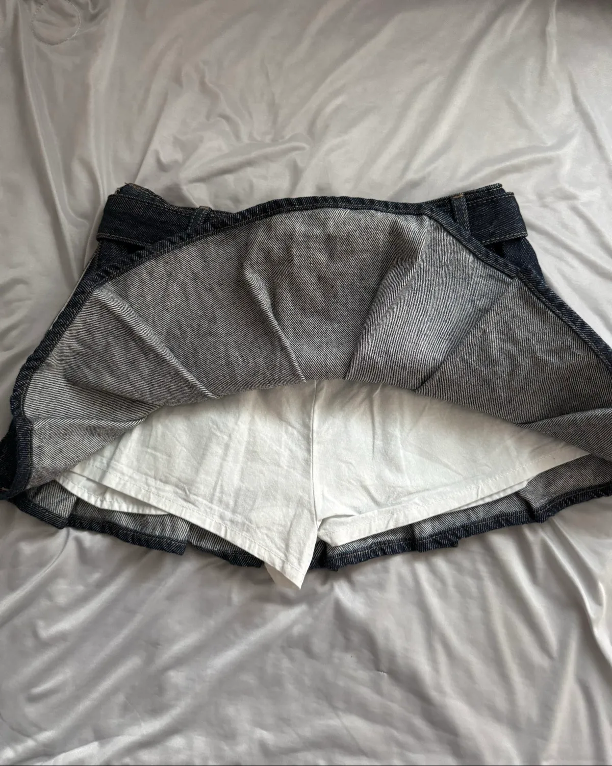cotton on  Y2K Denim Mini Skirt with Belt Cotton On - Photo 4