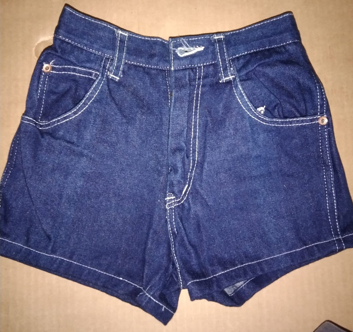 High-Waisted Denim Shorts