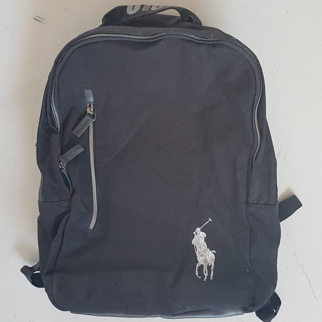 Ralph Lauren Original Ralph Lauren Backpack, Polo by Ralph Lauren from USA, Cool Rucksack, Cosmopolitan, Luxury Lifestyle, Ralph Lauren Fragrances, Black Haversack, Grey Ralph Lauren Polo Logo, Travel Pack, Urban Style, Timeless Appeal, Sophistication, Pop Culture - Photo 2
