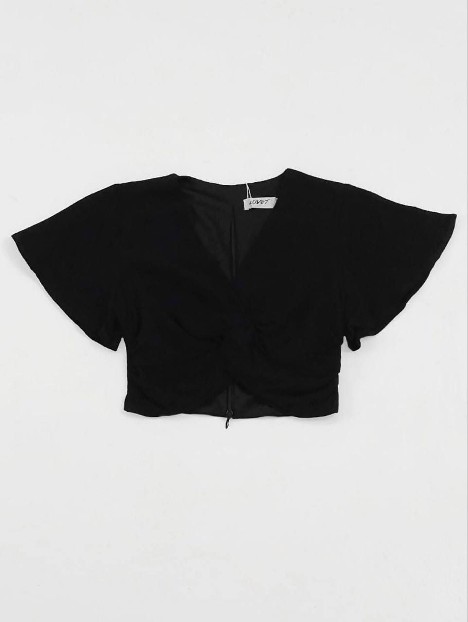 Lovet Twist-Front Crop Top - Photo 2