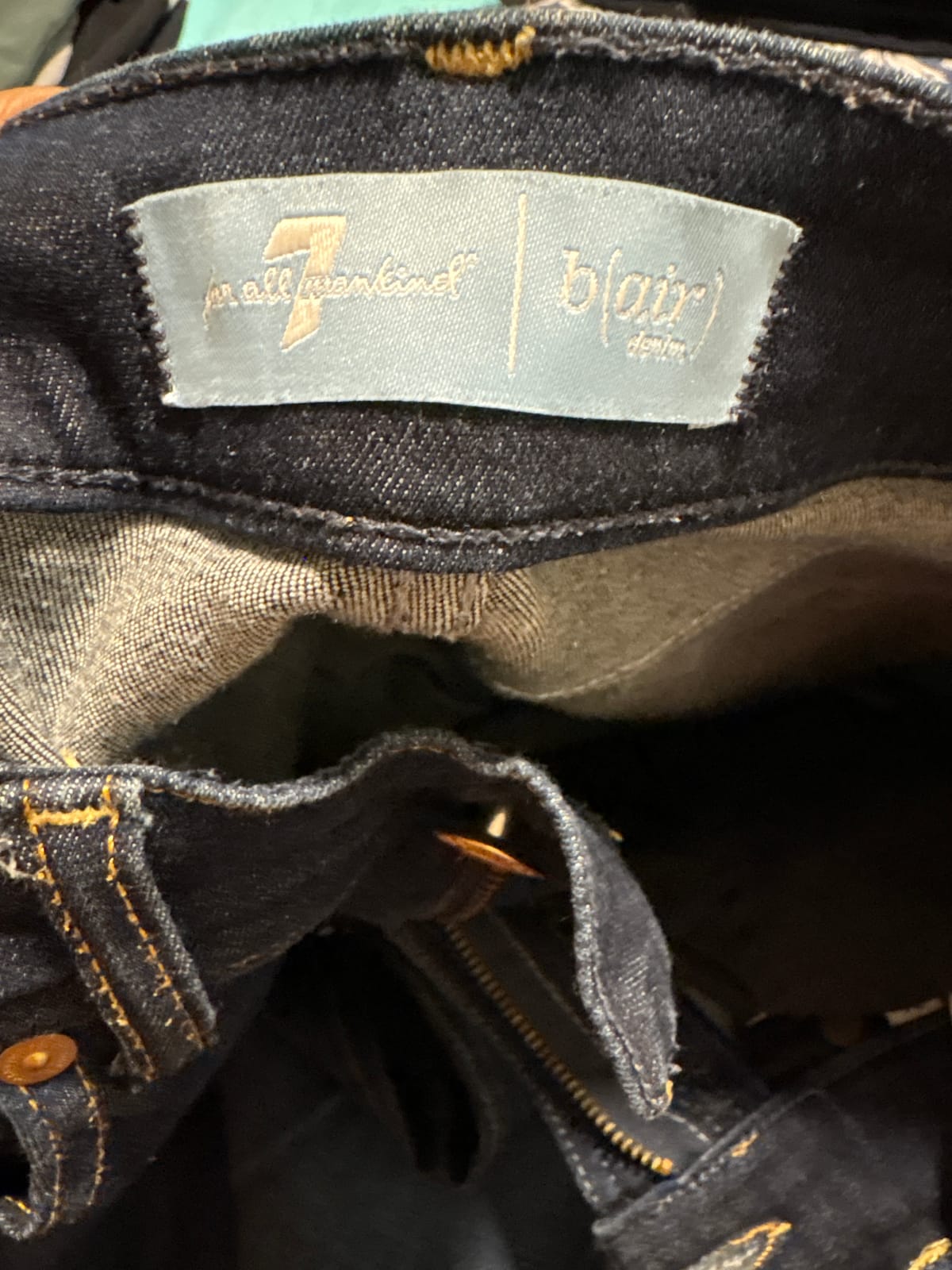 7 for all mankind  Classic Dark Wash Skinny Jeans - Photo 2