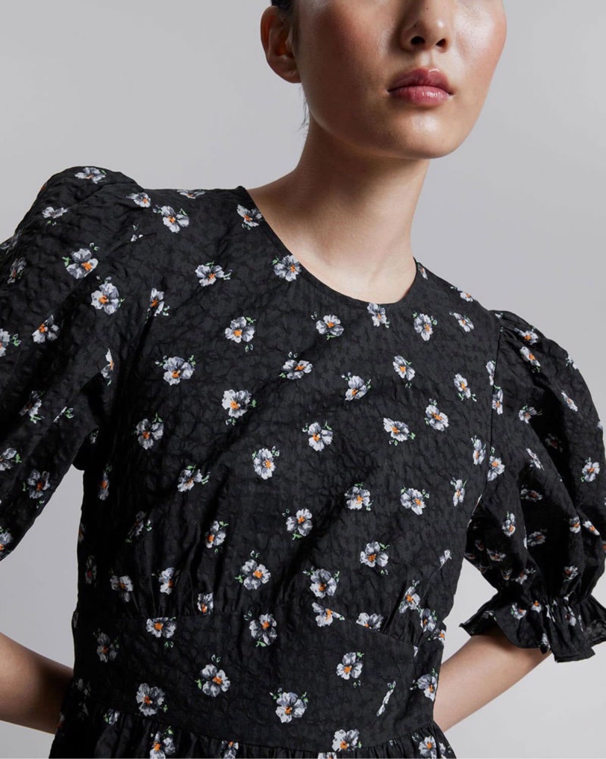 & Other Stories & Other Stories -  Floral Puff Sleeve Maxi Dress - Photo 2