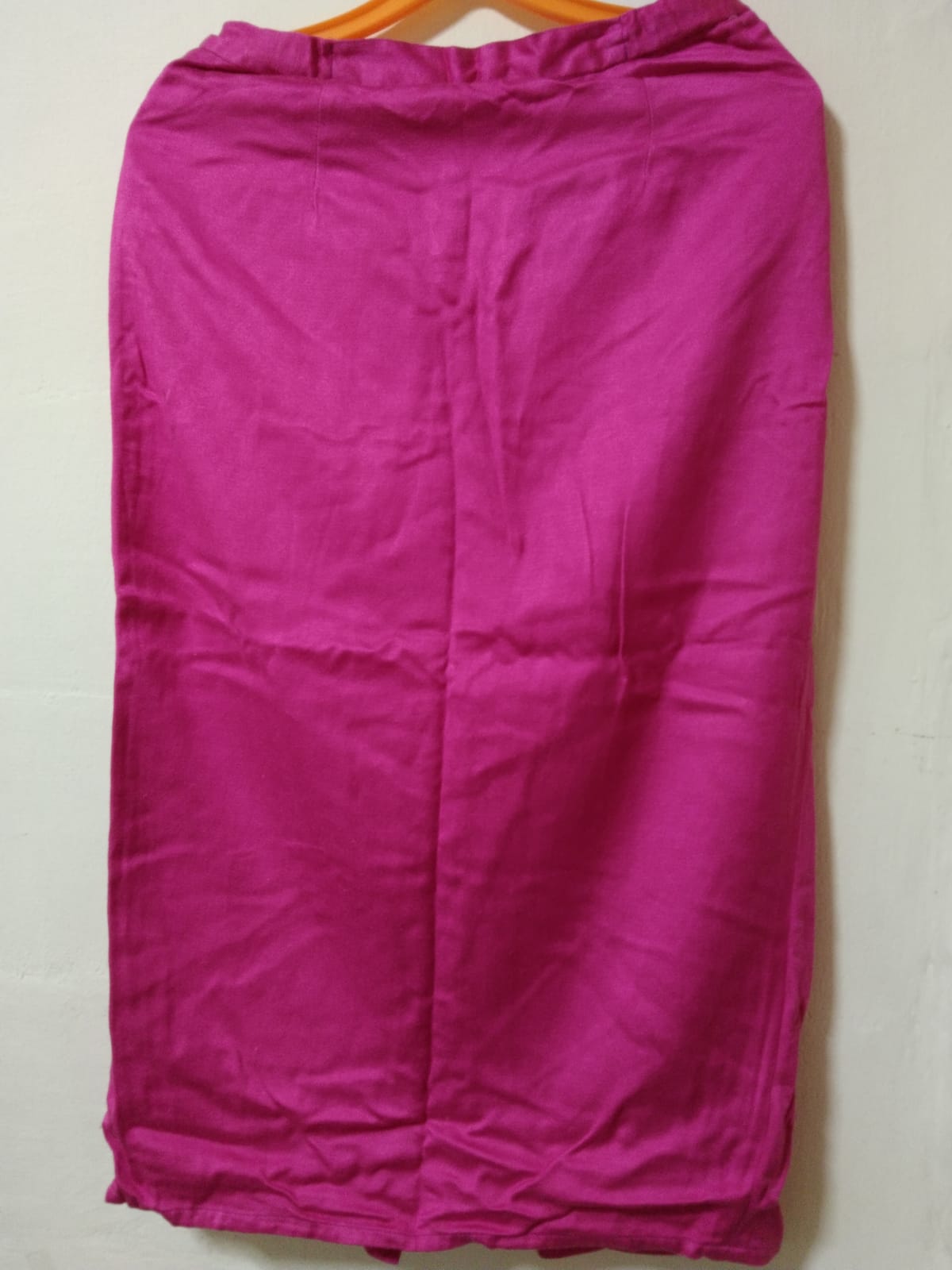 Bright Pink Midi Skirt