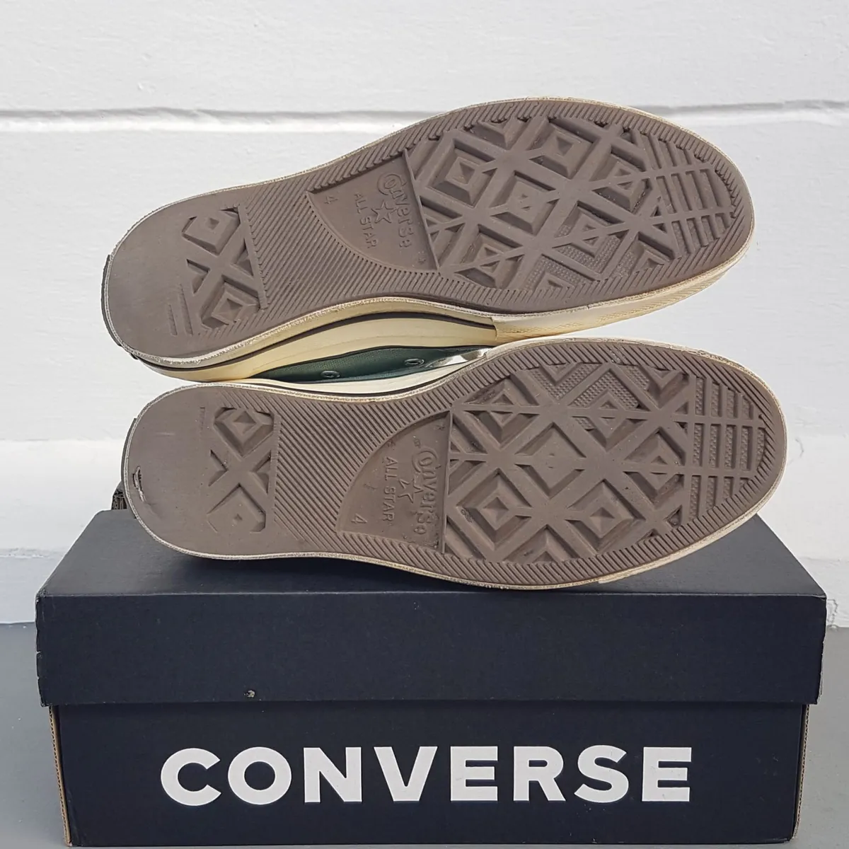 Converse Original Converse Chuck Taylor High Top Sneakers, Chuck Hi Admiral Elm Model, US 6, UK 4, EUR 36.5, CM 23, Retro Canvas Shoes, Green Colorway, Cushioned Insole, Timeless Appeal, Urban Style, Cosmopolitan, Pop Culture, Roadster, Cult Street Fashion - Photo 7