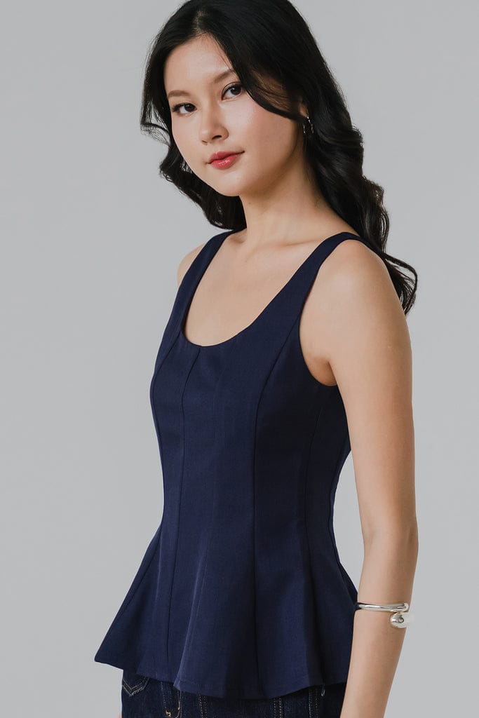 OHVOLA Golden Hour Reversible Top (Navy) - Photo 4